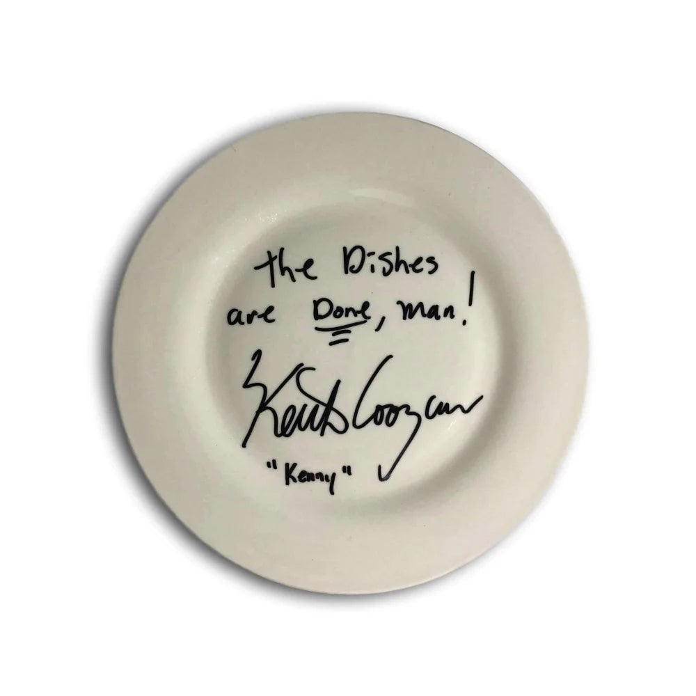 Keith Coogan Autographed Don't Tell Mom the Babysitter's Dead Movie Plate with JSA Certificate - Collectible Memorabilia for Film Fans & 90s Nostalgia Lovers - Perfect for Home Theater Display & Pop Culture Collections