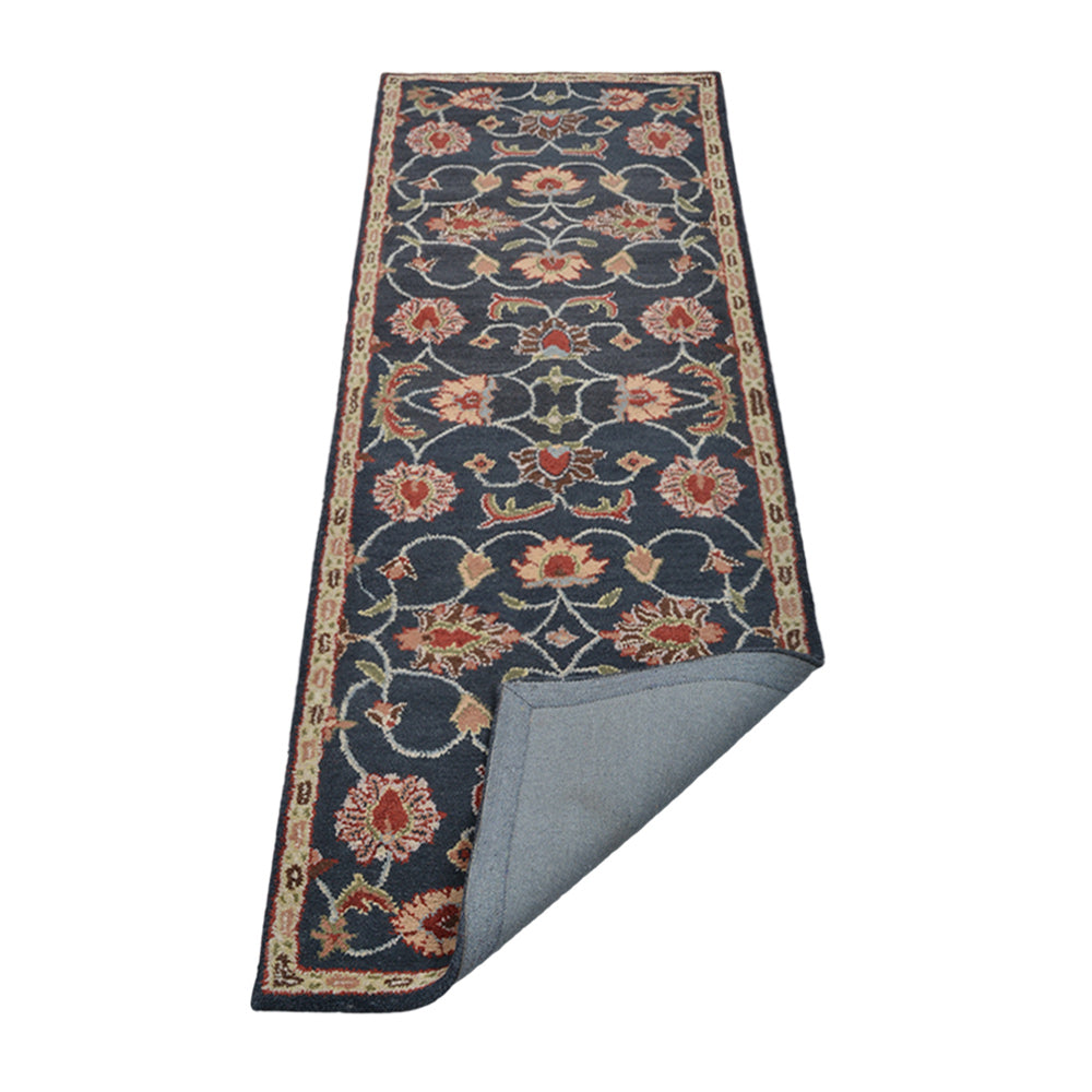 Baluchi Hand Tufted Rug - Authentic Afghan Wool Carpet for Living Room & Bedroom Decor - Perfect for Boho, Traditional & Modern Home Style