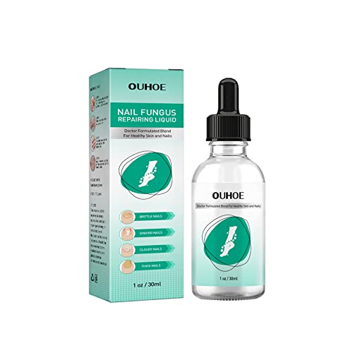 30ml Nail Repair Treatment for Damaged Nails - Strengthening Drops to Fix Broken, Cracked & Discolored Nails - Gentle Nail Bed Recovery Solution (2 Pack) | Perfect for Salon Professionals & At-Home Nail Care