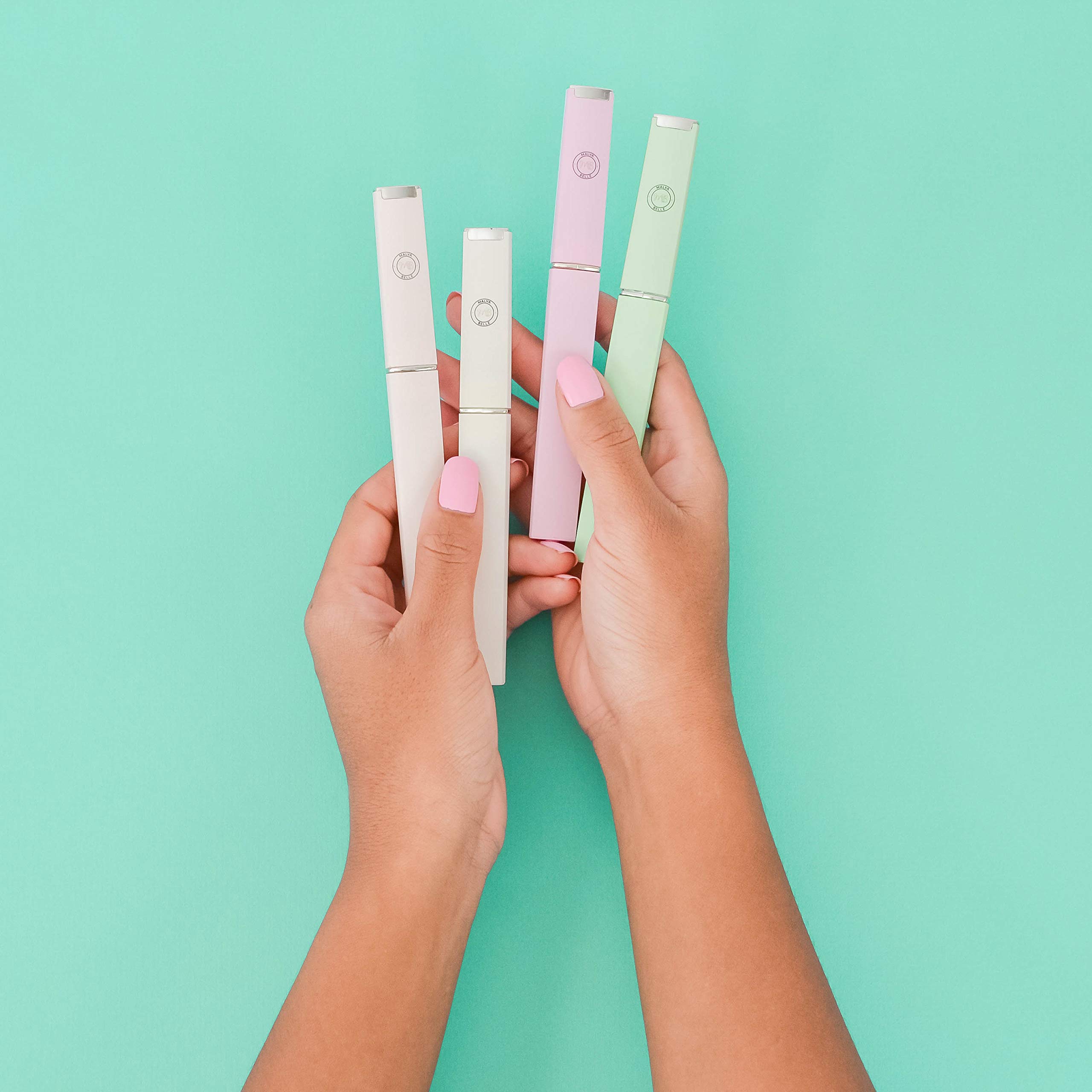 Premium Crystal Glass Nail File Set for Women - Professional Nail Shaper & Travel Case - 3mm Heavy Duty Nail File for Natural & Gel Nails - White Nail Care Essentials | Perfect for Home Manicures, Travel & Salon Use