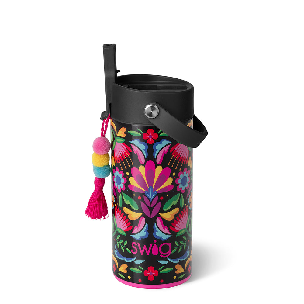 Caliente Flip + Sip Slim Tumbler 12oz - Insulated Stainless Steel Travel Mug with Leak-Proof Lid - Perfect for Coffee, Tea & Cold Drinks On-The-Go