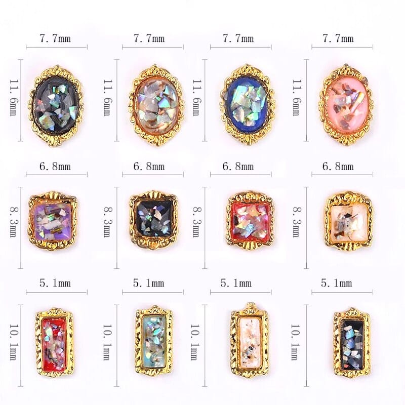 Premium Nail Art Rhinestones Wheel SP0278 - DIY Nail Decoration Kit for Salon & Home Manicure - Perfect for Nail Art, Gel Polish, Acrylic Nails & Special Occasions