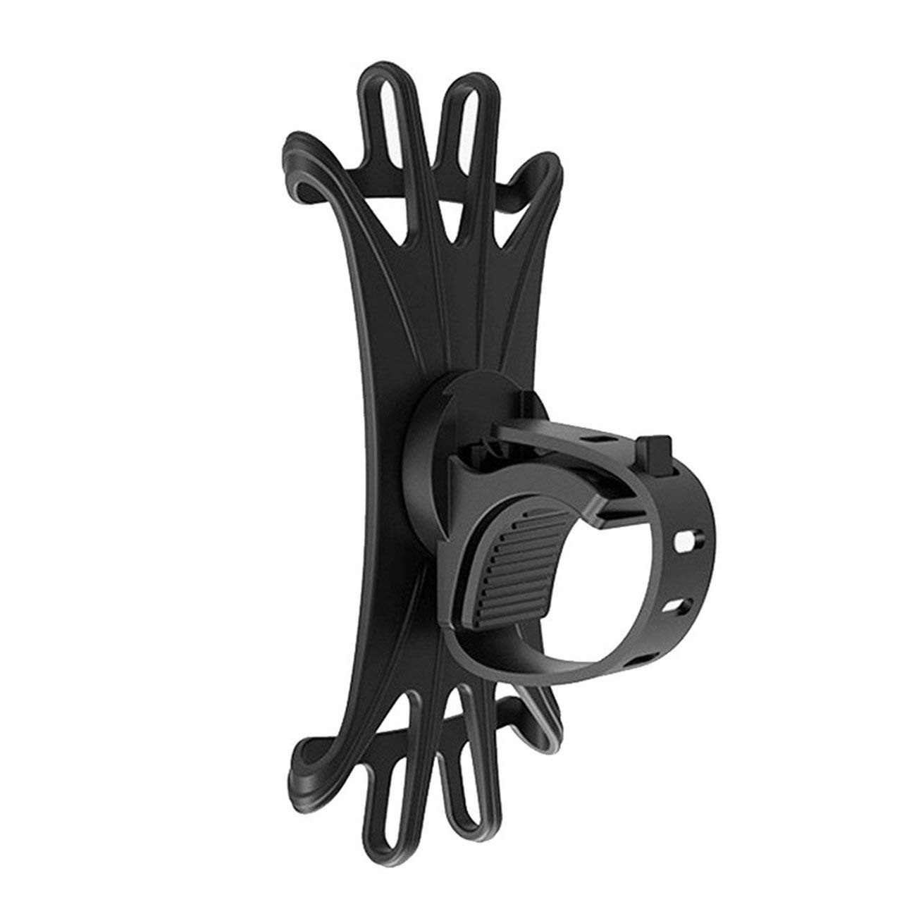 360° Rotating Silicone Bike Phone Holder - Universal Motorcycle & Bicycle Phone Mount for iPhone & Android - Perfect for Cycling, Commuting & Outdoor Adventures