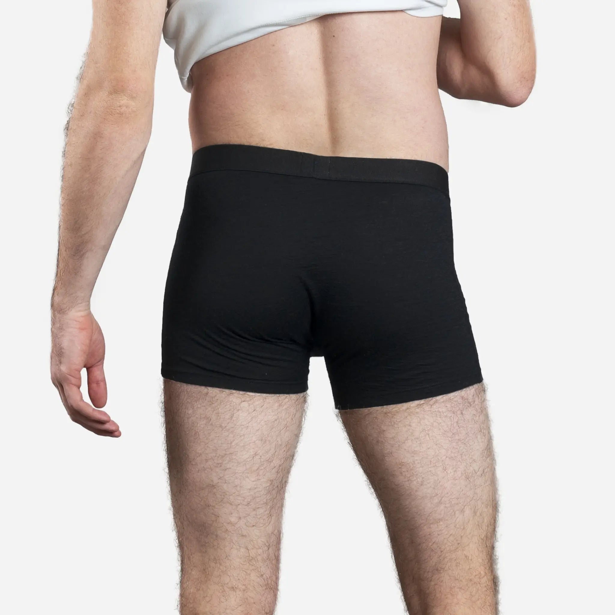Ultra-Soft Men's Alpaca Wool Boxer Briefs - 160 GSM Lightweight Underwear for All-Day Comfort | Perfect for Travel, Hiking & Cold Weather Activities