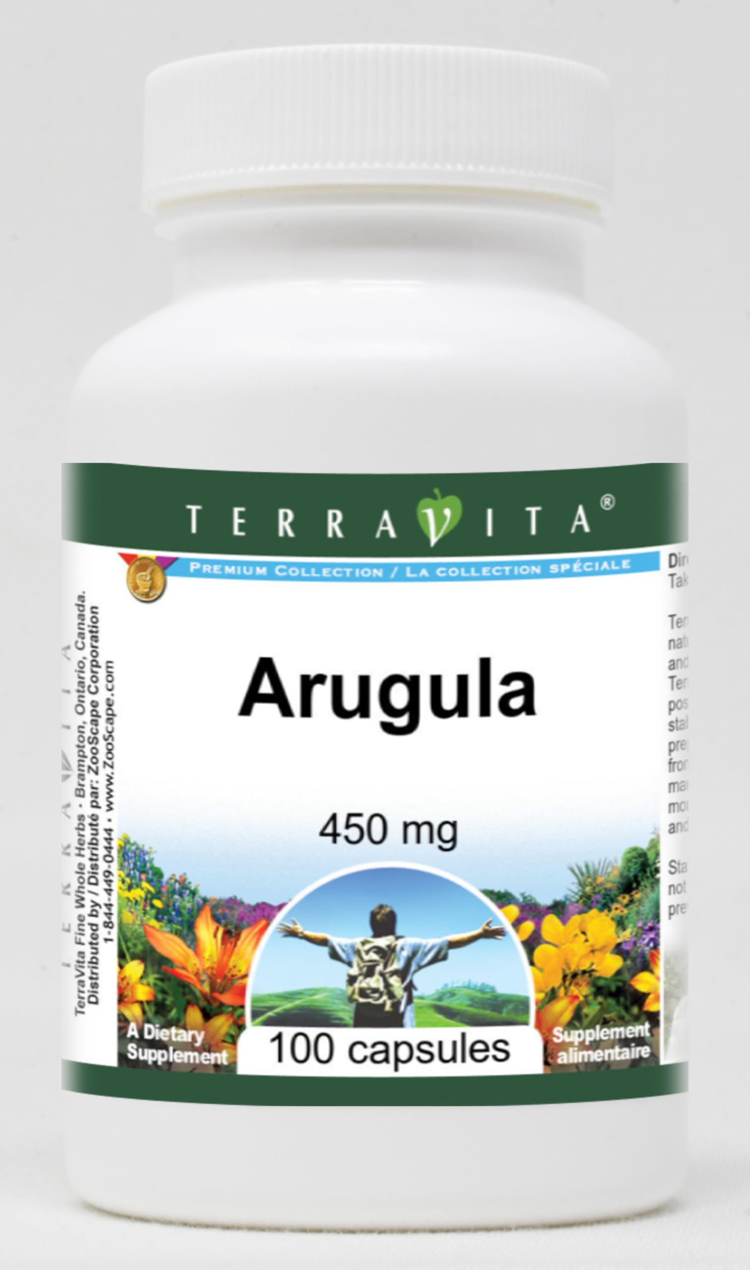 Organic Arugula Extract 450mg (100 Capsules per Bottle, 3-Pack) - Supports Digestion & Immunity - Perfect for Daily Wellness & Detox Routines