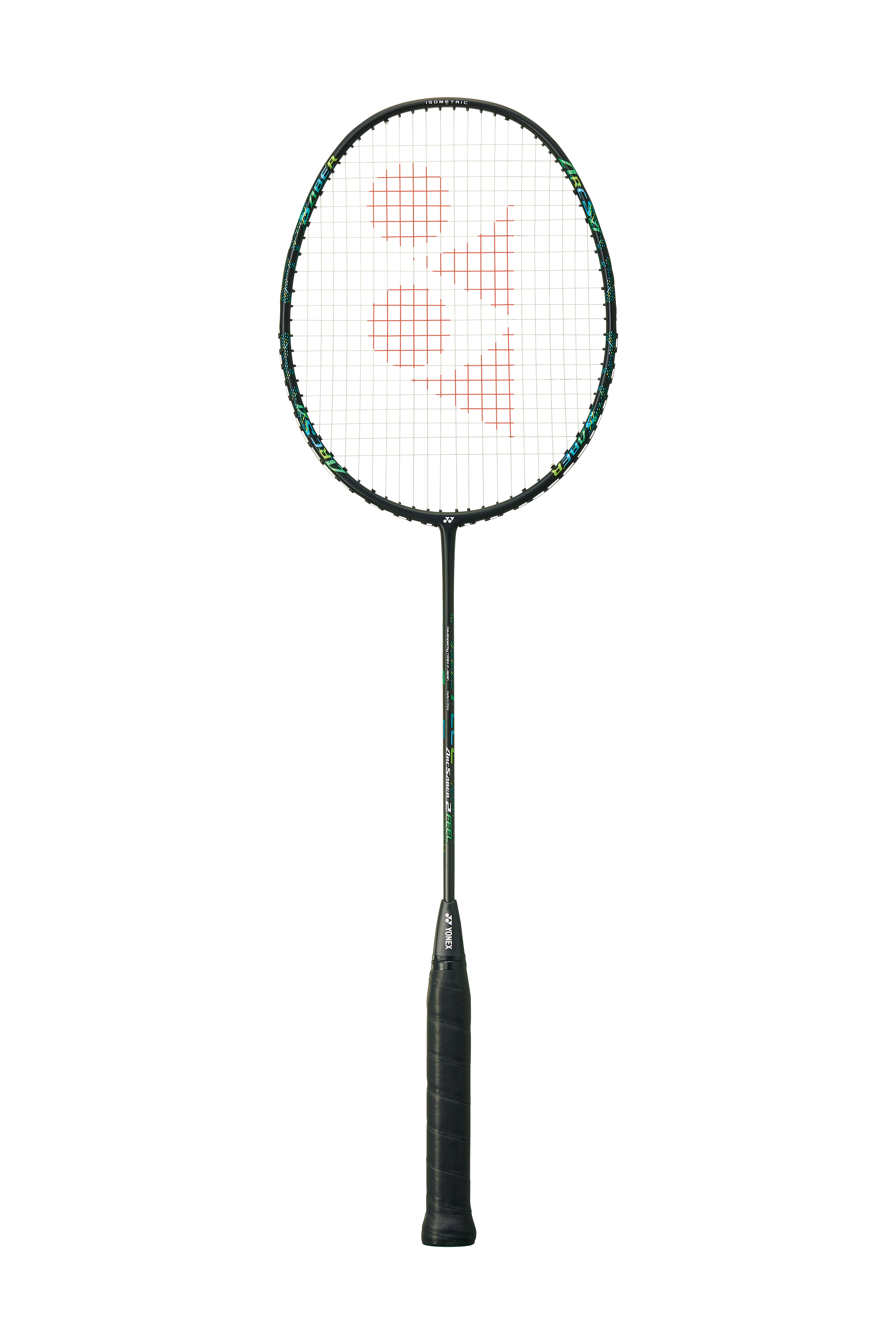 Yonex ArcSaber 2 Feel Black/Green Strung Badminton Racket - Professional Carbon Fiber Badminton Racquet for Advanced Players - Perfect for Tournaments & Training Sessions