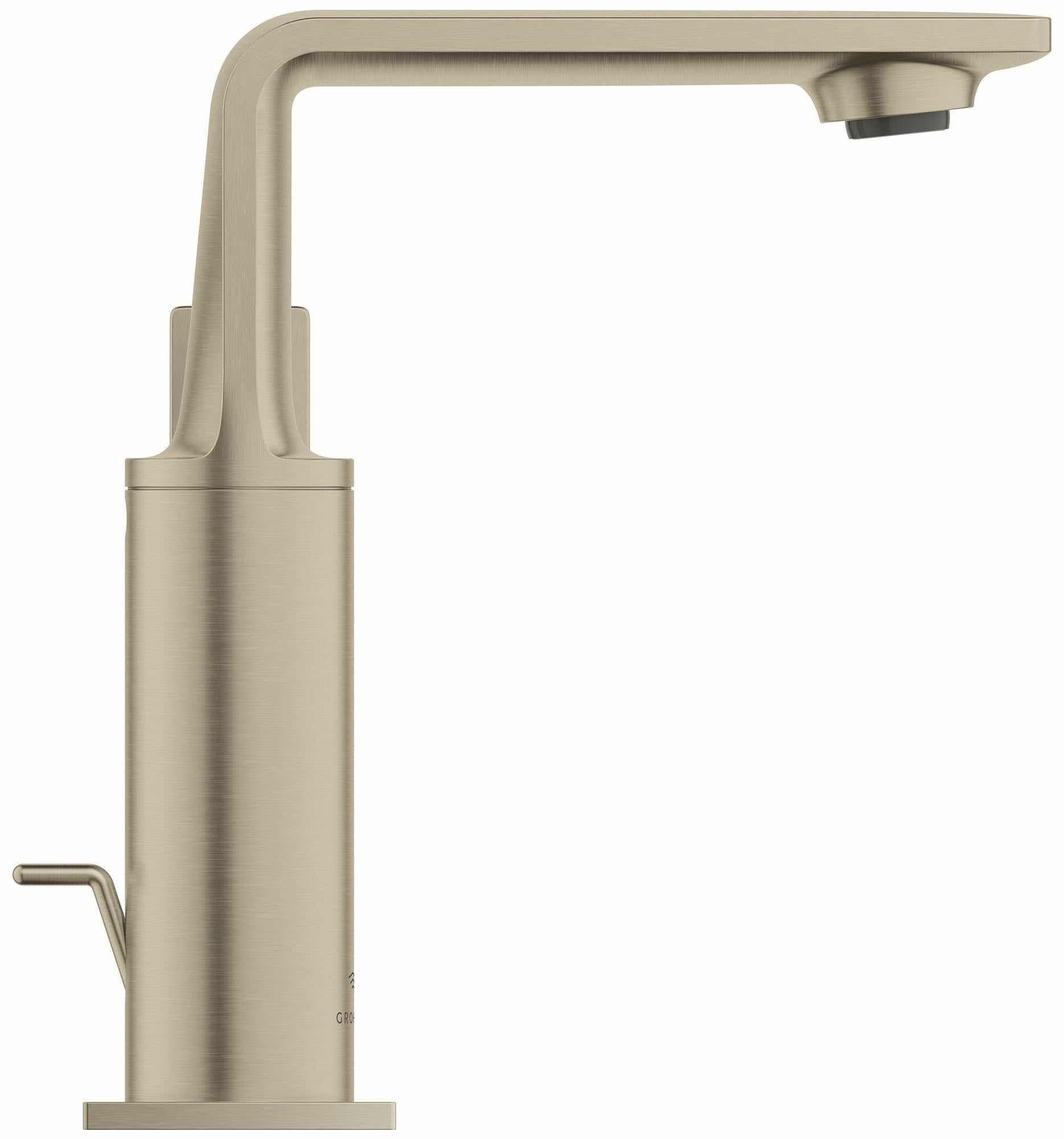 Grohe Allure Single Hole Bathroom Faucet in Brushed Nickel - Modern Water-Saving Design for Vanity Sinks & Powder Rooms (Model 23857EN1)
