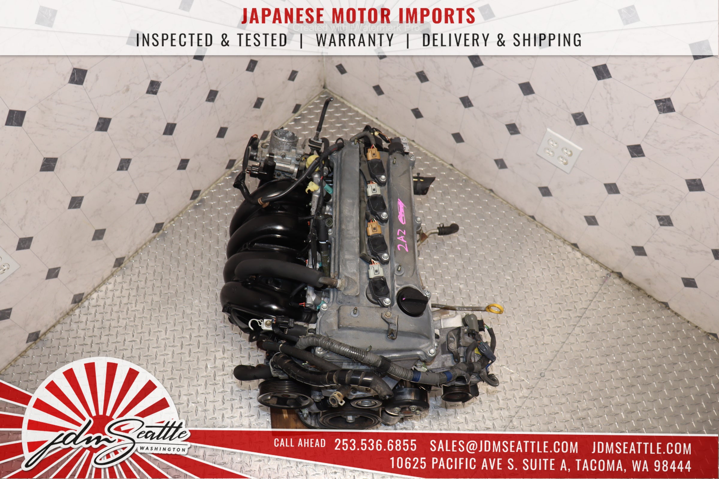 JDM 2AZ-FE Engine 2.4L for 2005-2010 Scion TC - Replacement Motor for Improved Performance | Perfect for Engine Swap & Car Restoration Projects