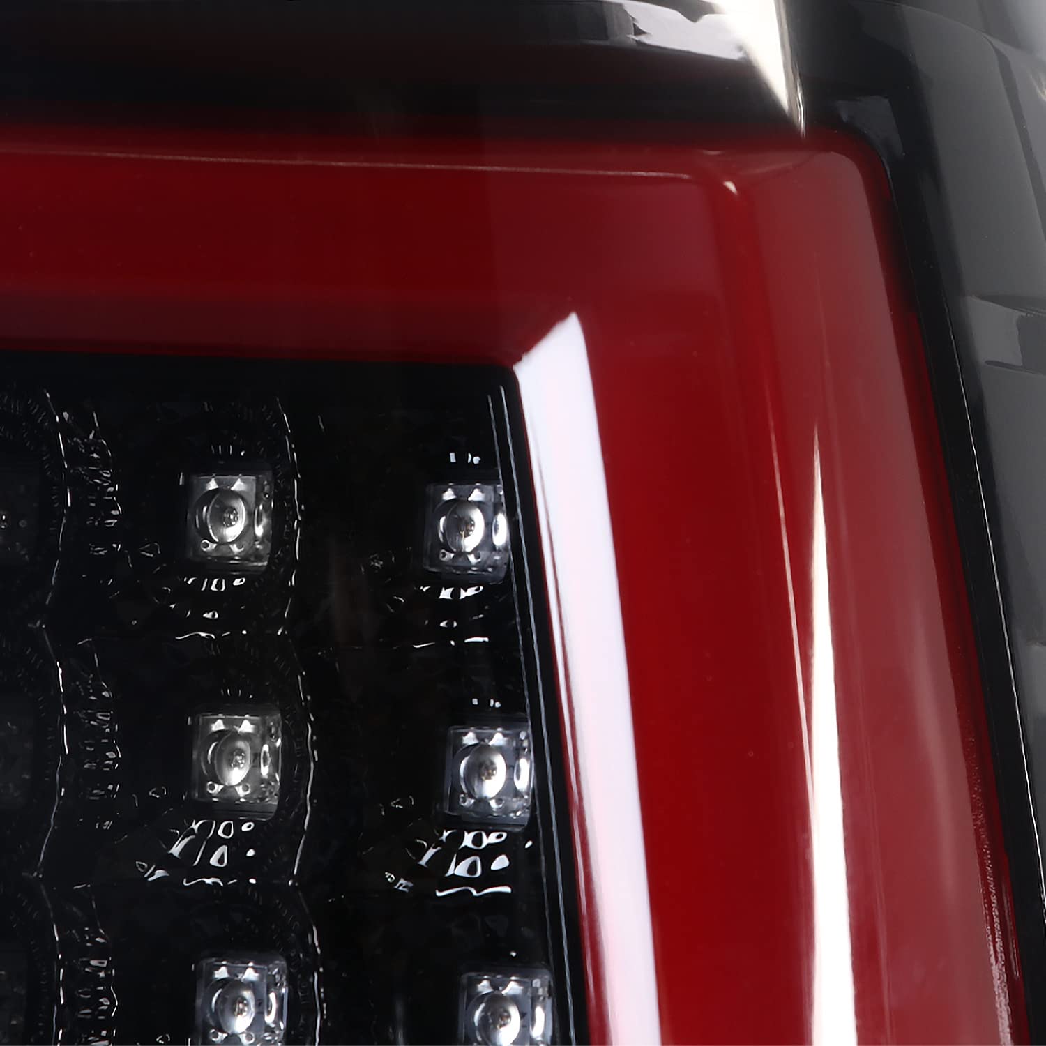 Spec-D Tuning Jet Black LED Tail Lights for 1999-2002 Chevy Silverado & GMC Sierra 1500/2500/3500 - Left & Right Pair Assembly - Durable, Bright LED Lights for Enhanced Night Visibility & Style Upgrade