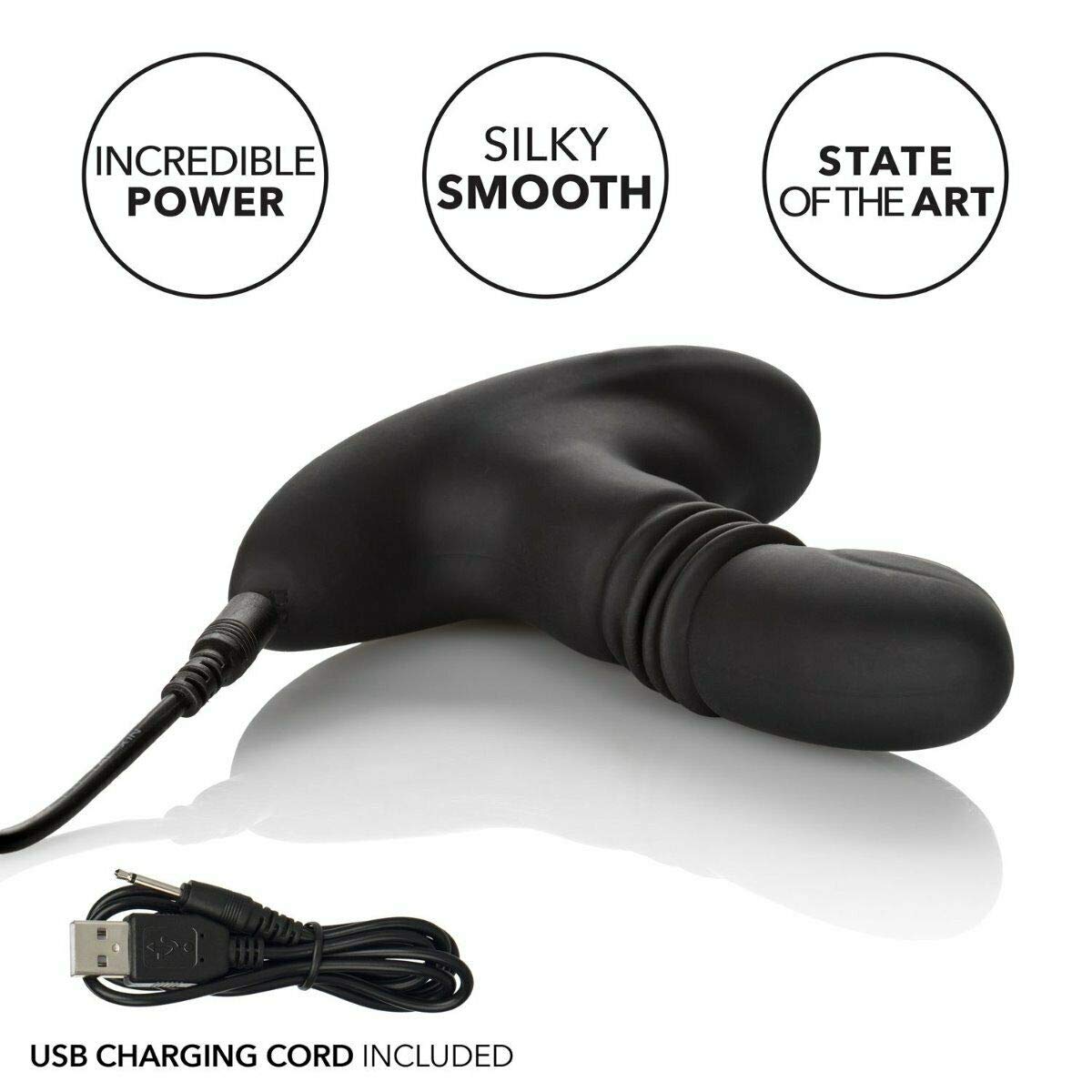 Premium Silicone Thrusting Rotating Anal Plug - Prostate Massager & Vibrator for Men | G-Spot & P-Spot Stimulation | Adult Toys for Couples & Solo Play