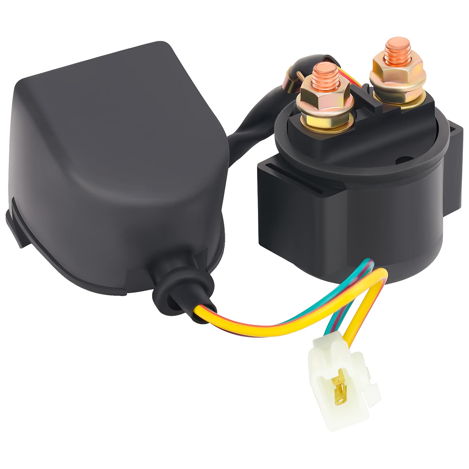 AHL Starter Solenoid Relay Compatible with Honda GL1800 Goldwing 1800 (2001-2010) - Reliable Engine Start for Motorcycle Rides & Road Trips