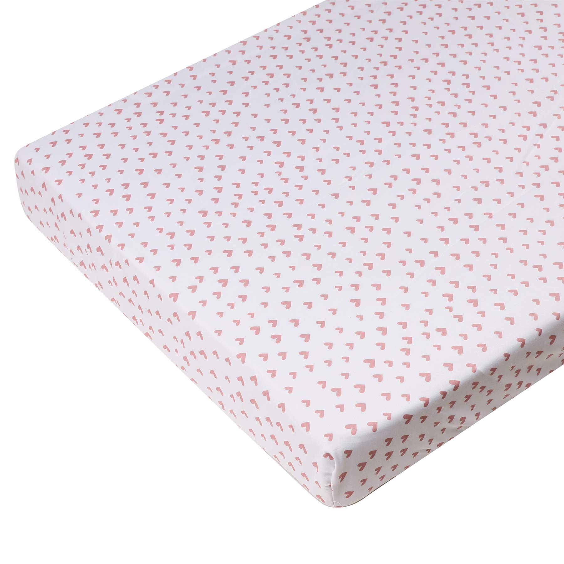 Floral Swan Baby Girl Crib Bedding Set - 6 Piece Nursery Set with Quilt, Fitted Sheets, Skirt & Valances | Soft & Safe for Newborns | Perfect for Nursery Decor, Baby Showers & Gifts