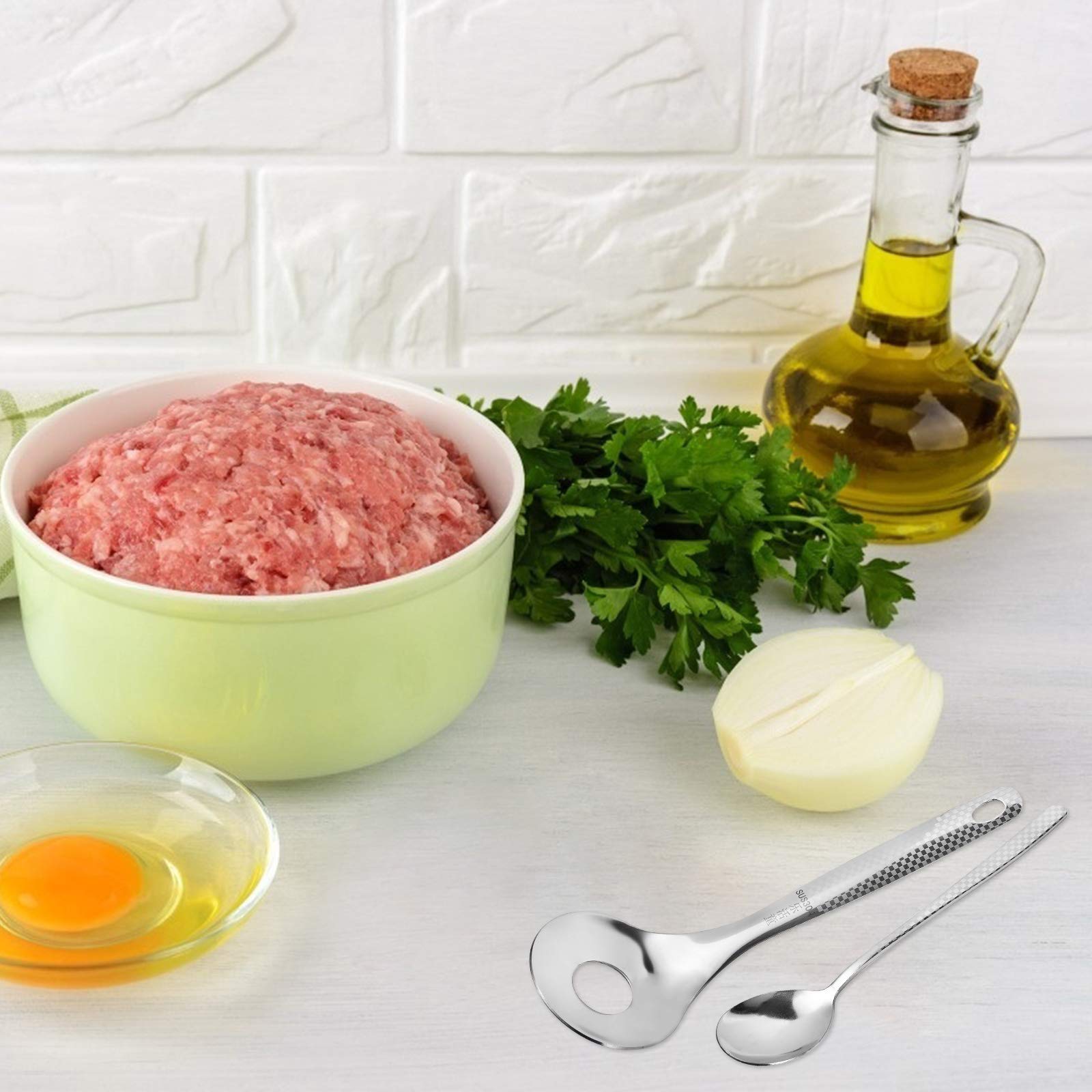 2-Pack Non-Stick Meatball Maker & Melon Baller - Kitchen Gadget for Perfect Meatballs & Fruit Scooping - Ideal for Baking, Cooking, and Food Prep at Home