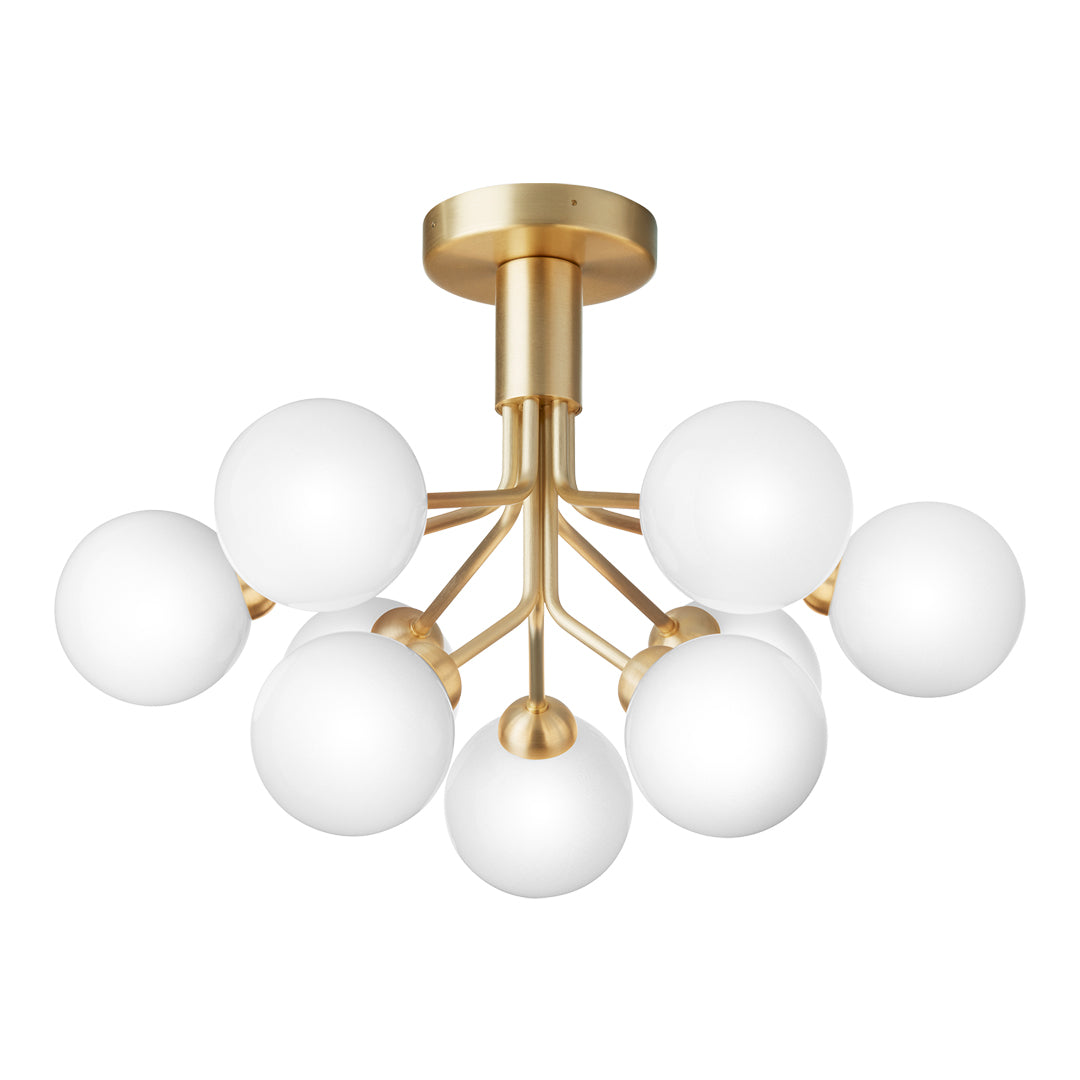 Apiales 9 Inch Modern Ceiling Light Fixture - Energy Efficient LED Flush Mount for Bedroom, Living Room, Kitchen & Hallway Lighting