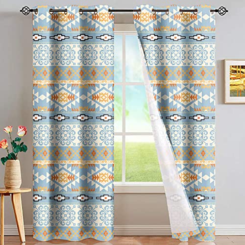 Aztec Pattern Blue