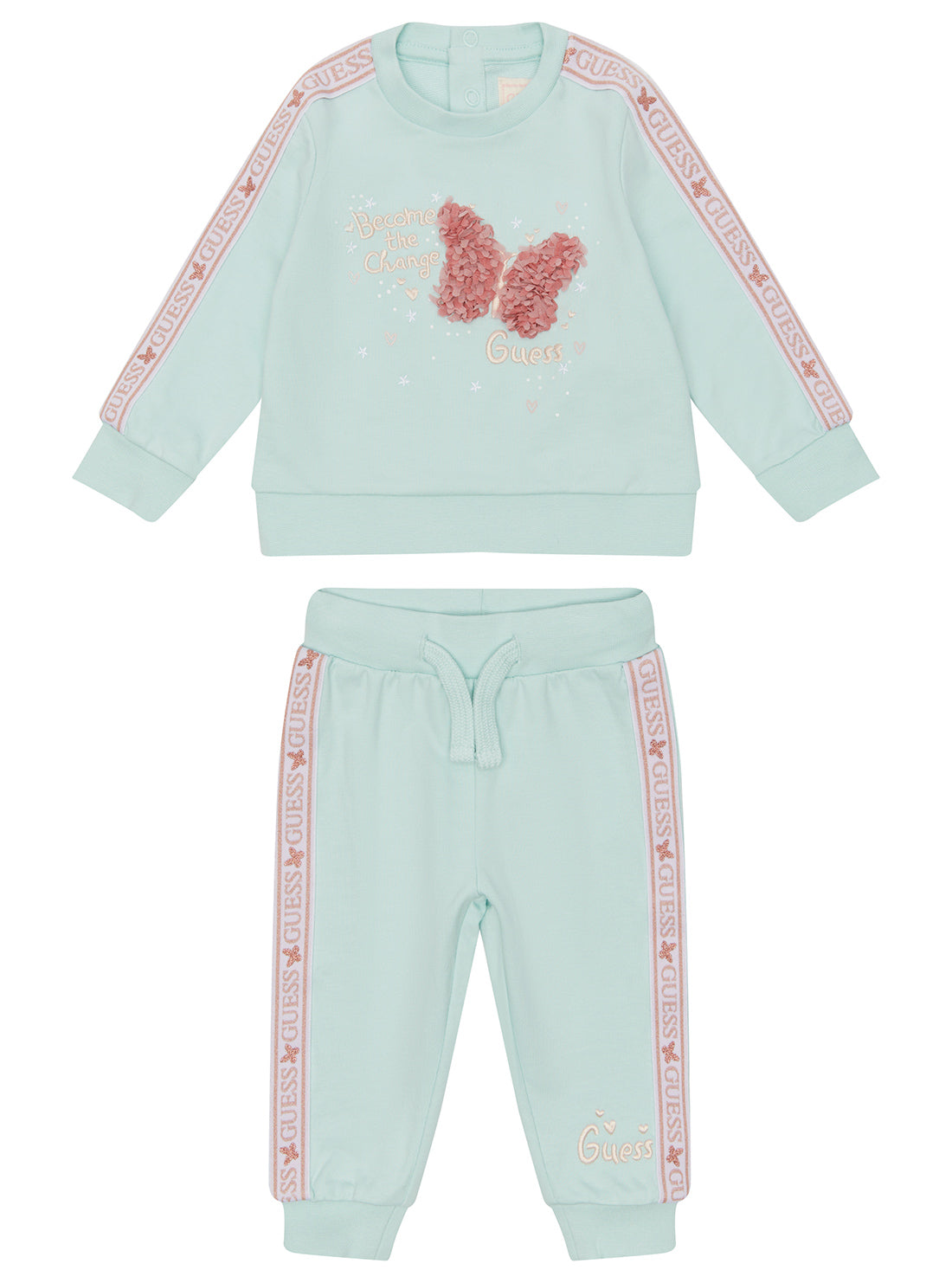 Blue Long Sleeve Active Top and Pants Set for Babies 0-18 Months - Perfect for Playtime, Outdoor Activities & Comfortable Daily Wear
