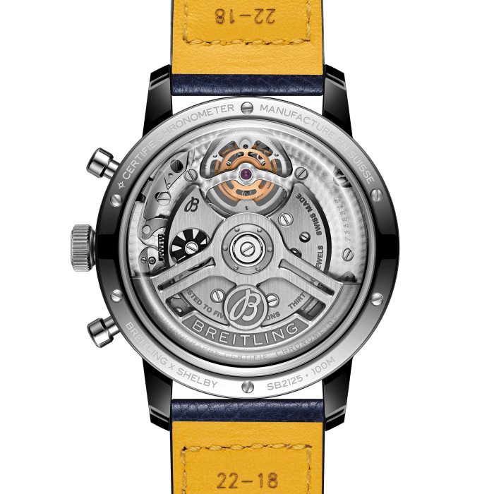 Breitling Top Time B21 Shelby Cobra Chronograph Tourbillon Watch for Men - Ceramic & Titanium Luxury Timepiece - Perfect for Business, Gifting & Special Occasions
