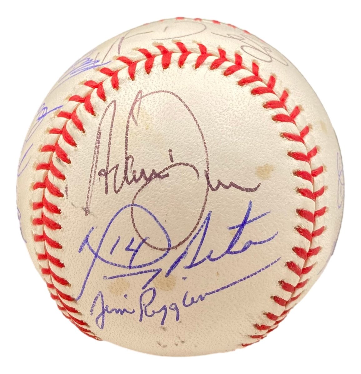 2009 Washington Nationals Signed Official MLB Baseball - Team Autographed Baseball with 13 Signatures - Perfect for Collectors, Fans, and Sports Memorabilia Displays