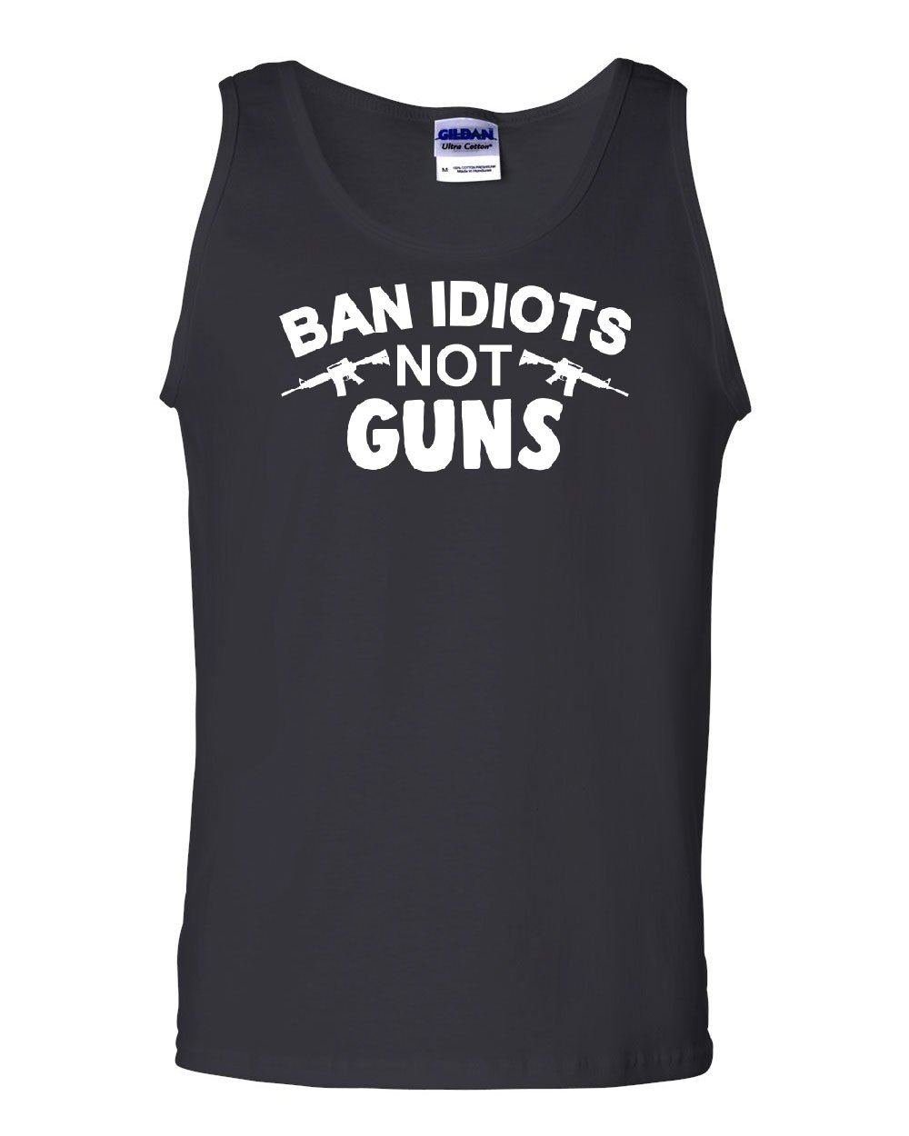 2nd Amendment Pro Gun Rights Sleeveless Tank Top - Patriotic American Flag Design - Perfect for Shooting Range, Gun Shows & Political Rallies