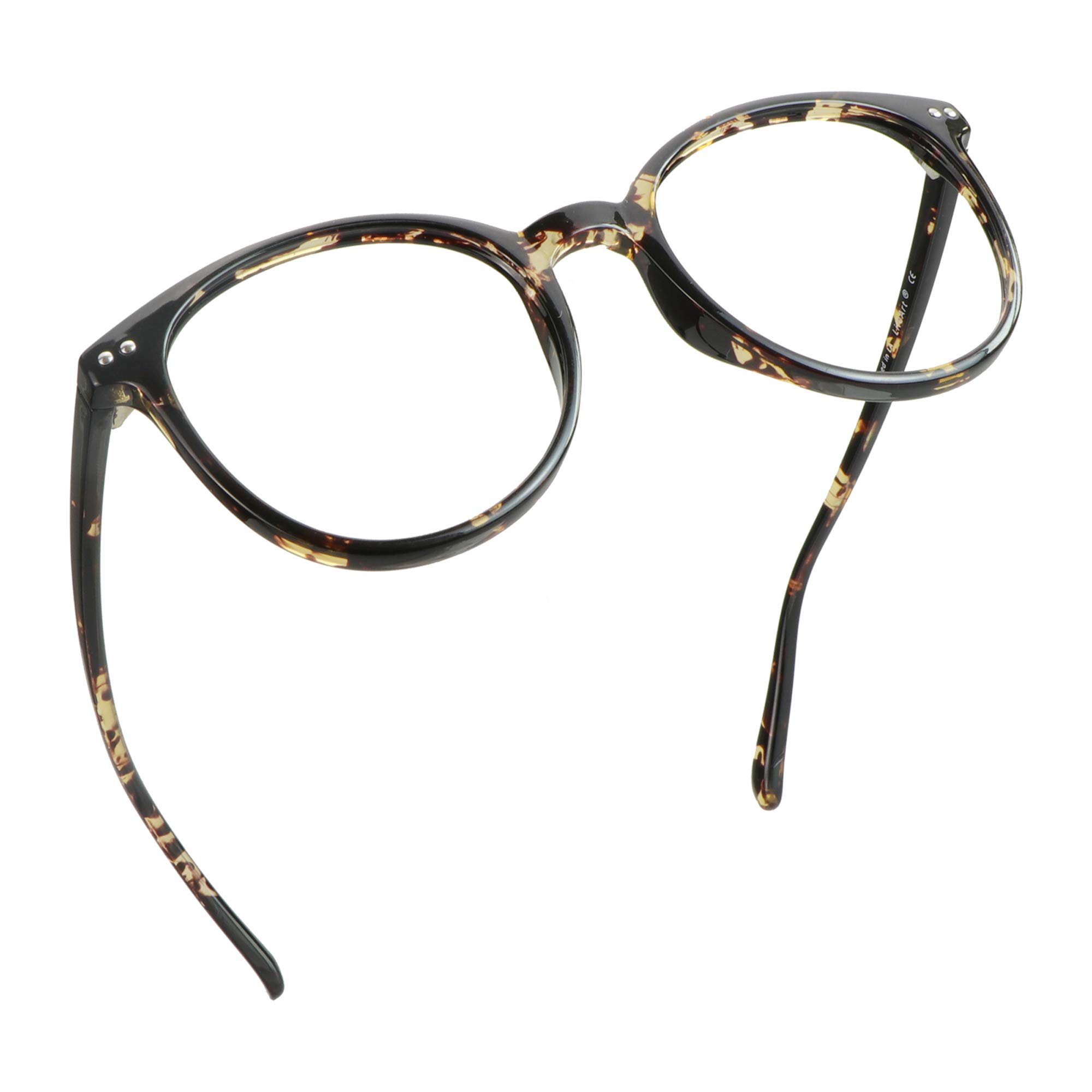 Blue Light Blocking Glasses for Women - Anti Eyestrain Computer Reading Glasses with 1.25 Magnification | Gaming, TV & Digital Screen Use | Floral Frame Anti Glare Blue Light Filter Glasses for Work & Home Office