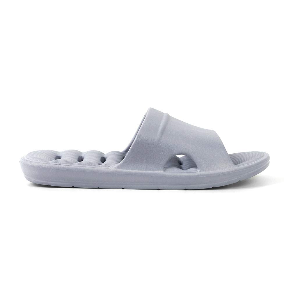 Luffymomo Women's Non-Slip Shower Sandals with Drainage Holes - Comfortable Bathroom Slippers for Home, Spa, Pool & Beach Use