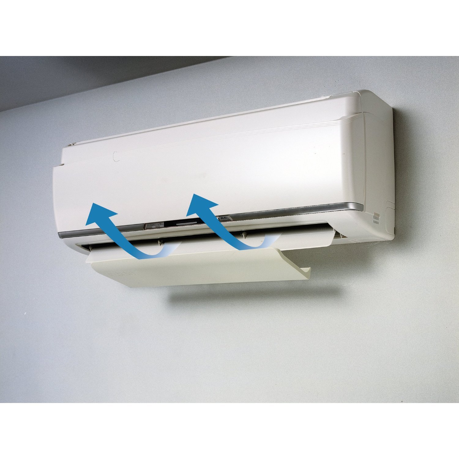 Adjustable Air Conditioner Deflector - 4-Pack Wind Baffle for Cooling & Heating Airflow Direction Control - Anti-Blast & Anti-Condensation Design (Ivory) - Perfect for Bedroom, Office & Home AC Vent Optimization