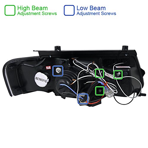 Spec-D Tuning LHP-PAS97JM-TM LED Projector Headlights with Halo & Corner Signal - Compatible with VW Passat B5 (1998-2005) - Black Housing - Enhanced Night Visibility & Style Upgrade for Daily Driving & Custom Builds