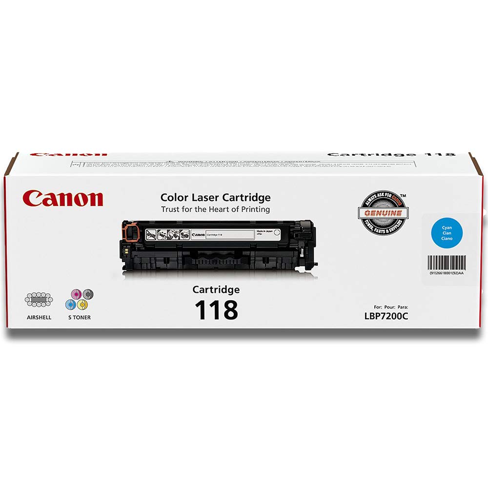Canon 2661B001AA Cyan Toner Cartridge for ImageCLASS MF8350CDN - High-Quality Laser Printer Consumables for Office & Home Printing