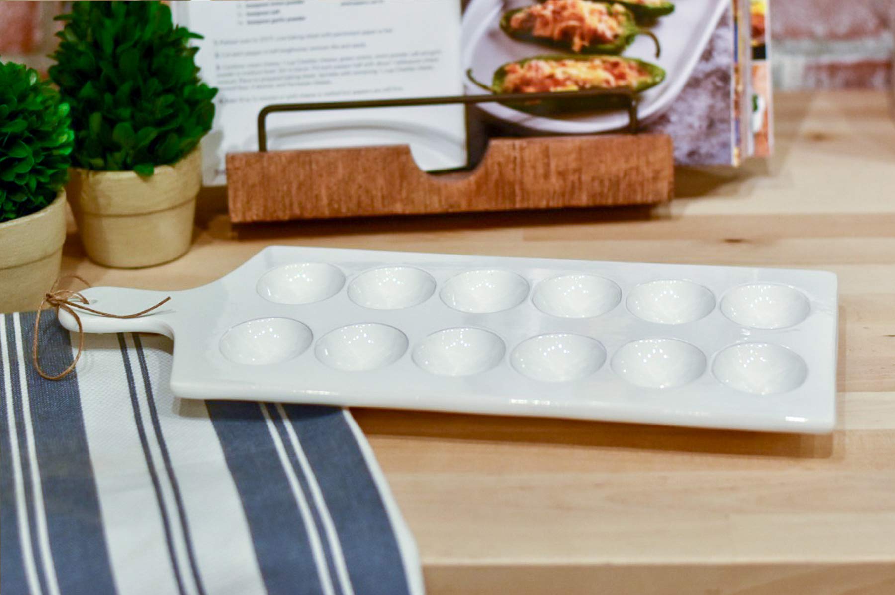 Mud Pie Deviled Egg Serving Tray - 15.25