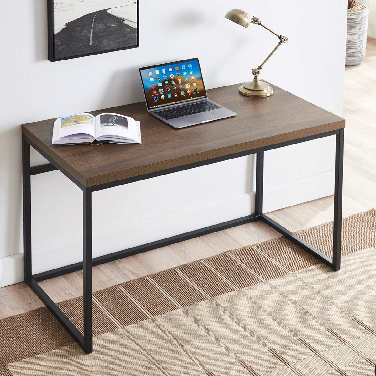 Modern Walnut Computer Desk 47