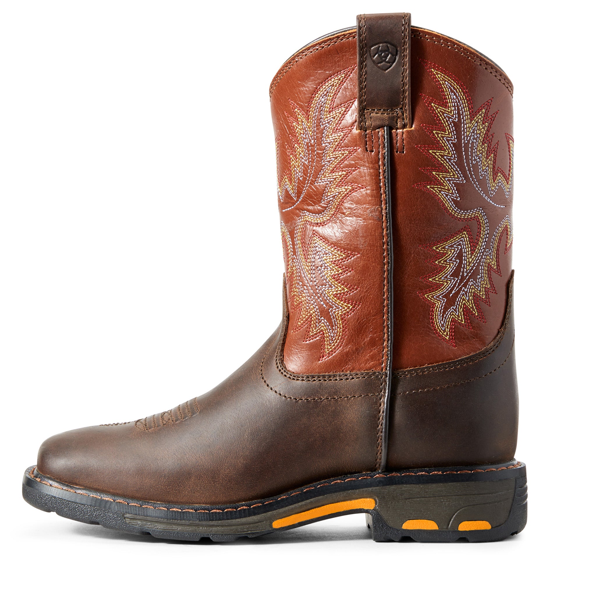 Ariat Kid's Work Hog Boot - Durable Leather Western Boots for Boys & Girls - Perfect for Ranch Work, Riding & Outdoor Activities