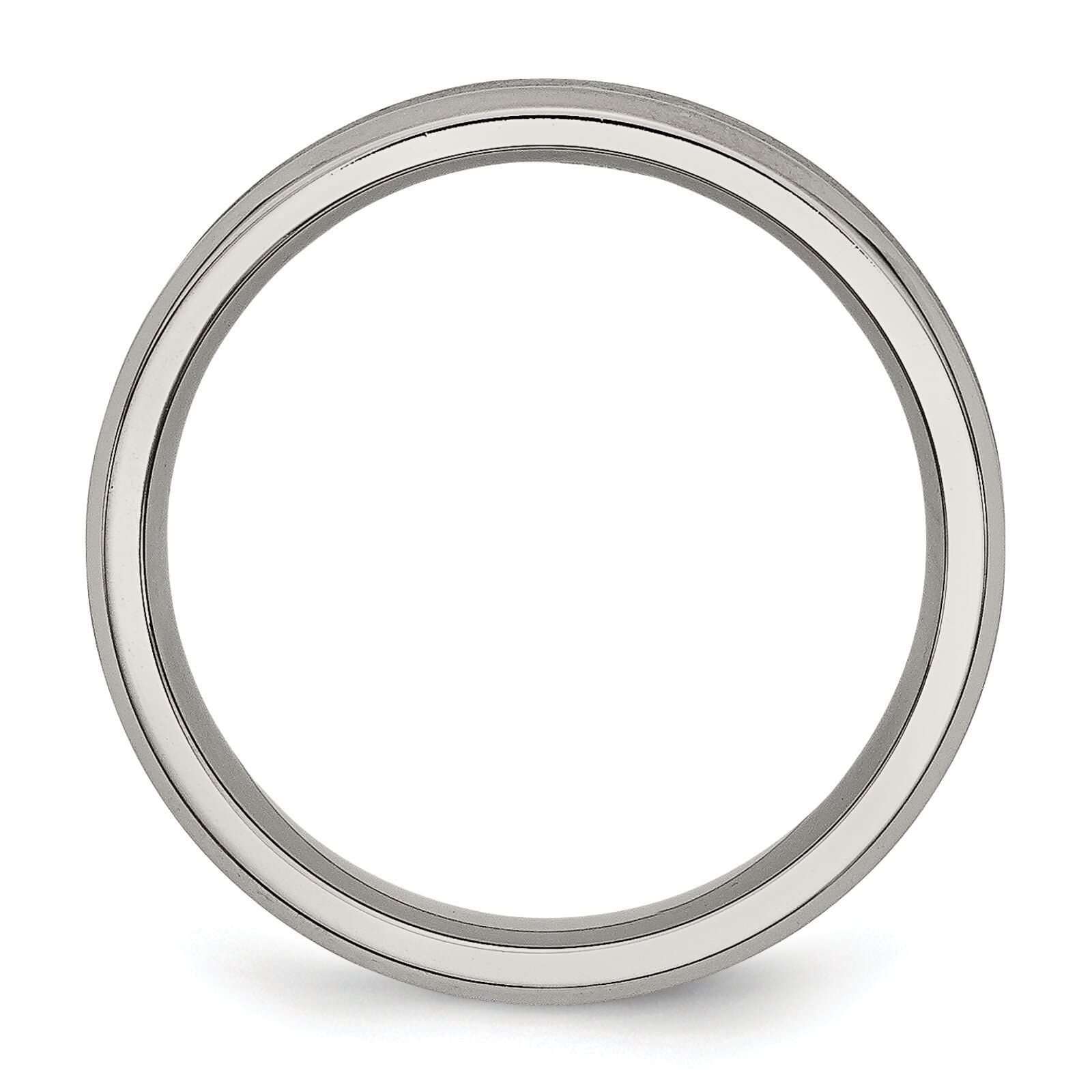 6mm Brushed Titanium Men's Wedding Ring Band - Size 11 - Durable & Comfortable for Everyday Wear, Anniversary Gifts & Special Occasions