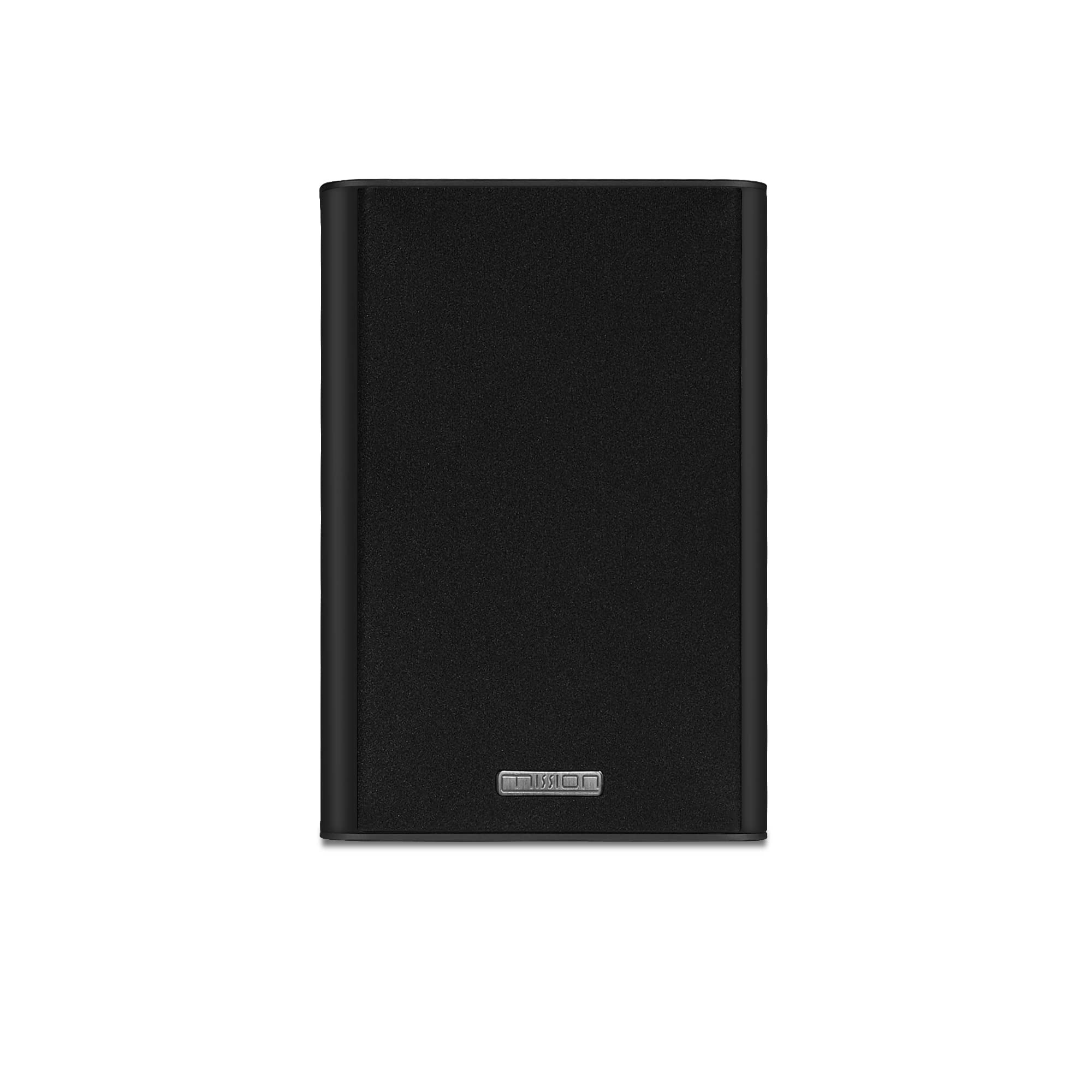 Mission QX-1 MKII Bookshelf Speakers - Premium Black Finish (Pair) - Perfect for Home Theater Surround Sound & Music Listening