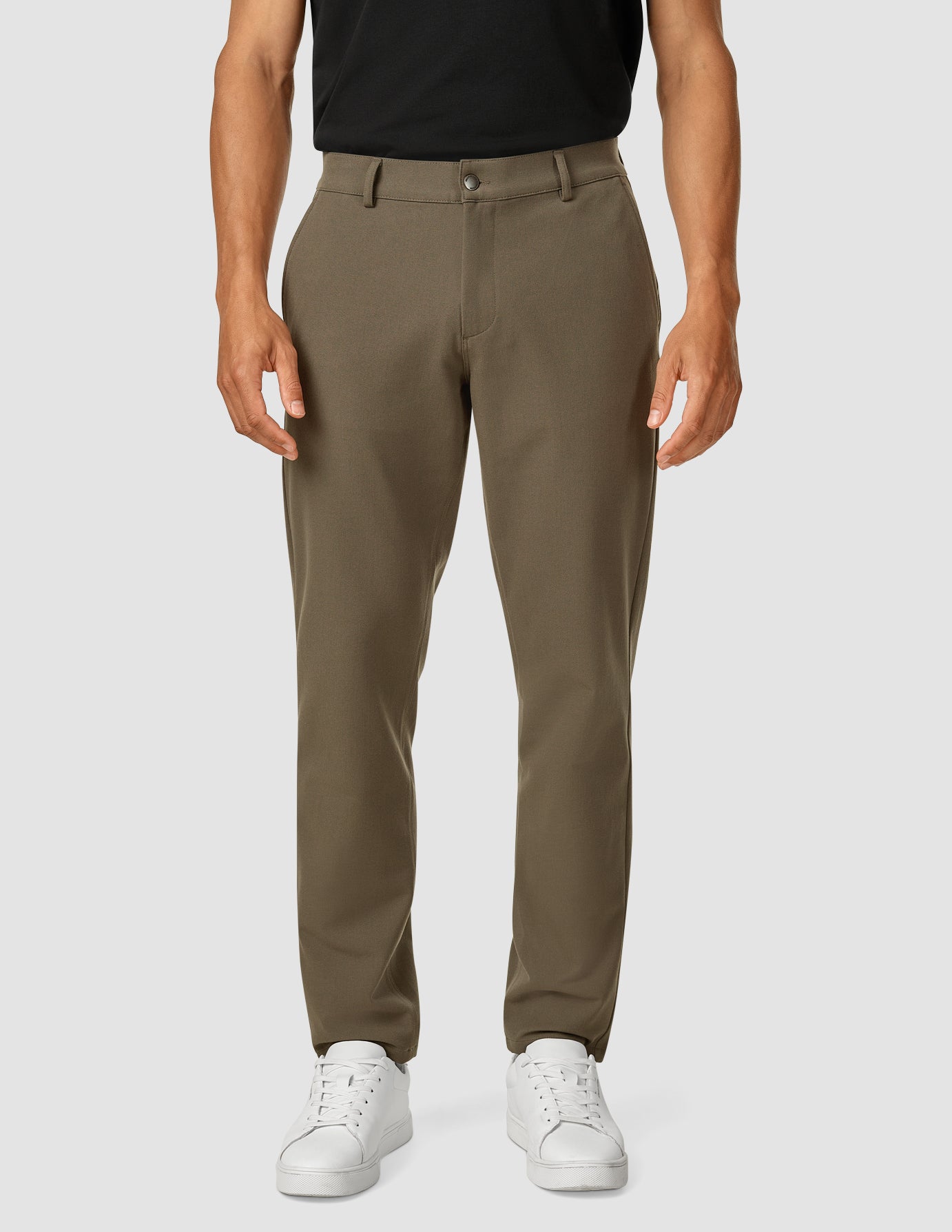 GEN2 Pants for Men - Classic Fit Regular Cut in Muted Green | Comfortable Casual Wear for Everyday & Outdoor Activities