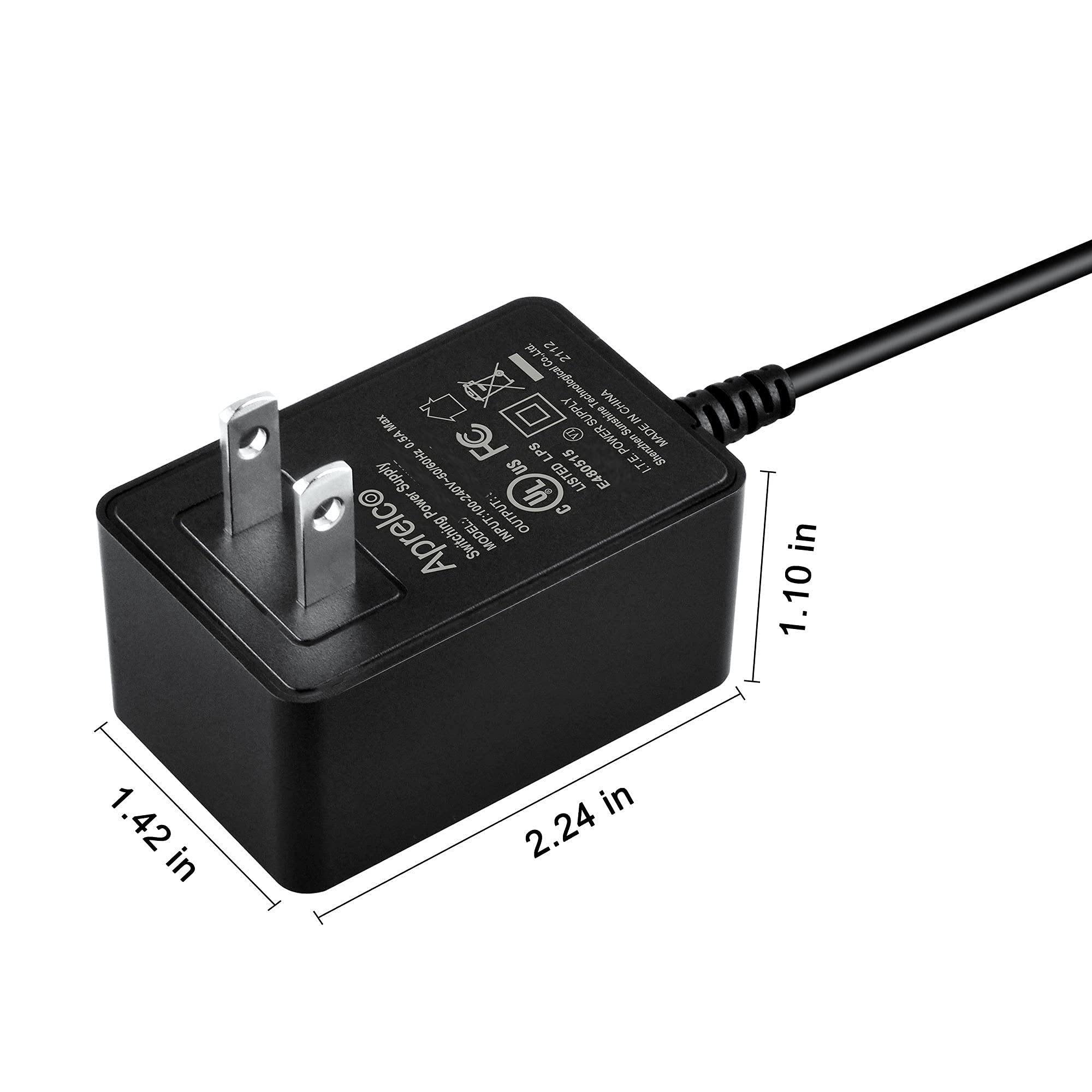 UL Listed AC-DC Adapter Charger Replacement for Samson Wireless Airline 77 Aerobics Headset System - N3 Switching Power Supply with Universal 110-240V Input - Perfect for Gym, Studio & Travel Use