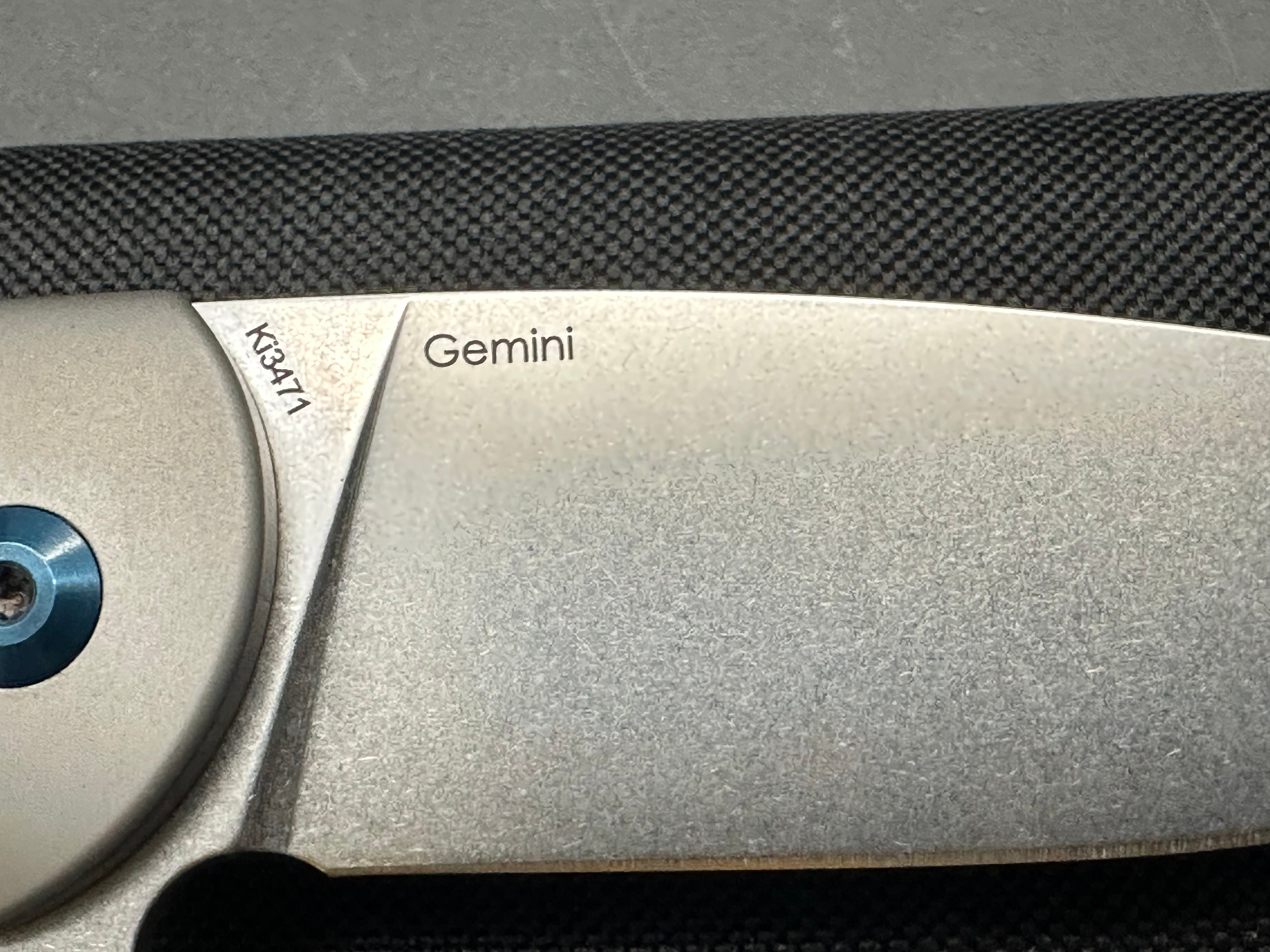 Kizer Laconico Gemini Frame Lock Folding Knife - 3.125