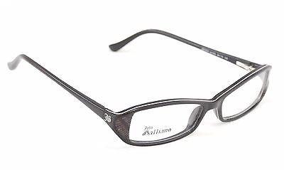 John Galliano JG5004 005 Plastic Eyeglasses Frame - Black & White Italian Design (54-15-130) | Fashionable Prescription Glasses for Men & Women | Perfect for Office, Reading & Everyday Wear