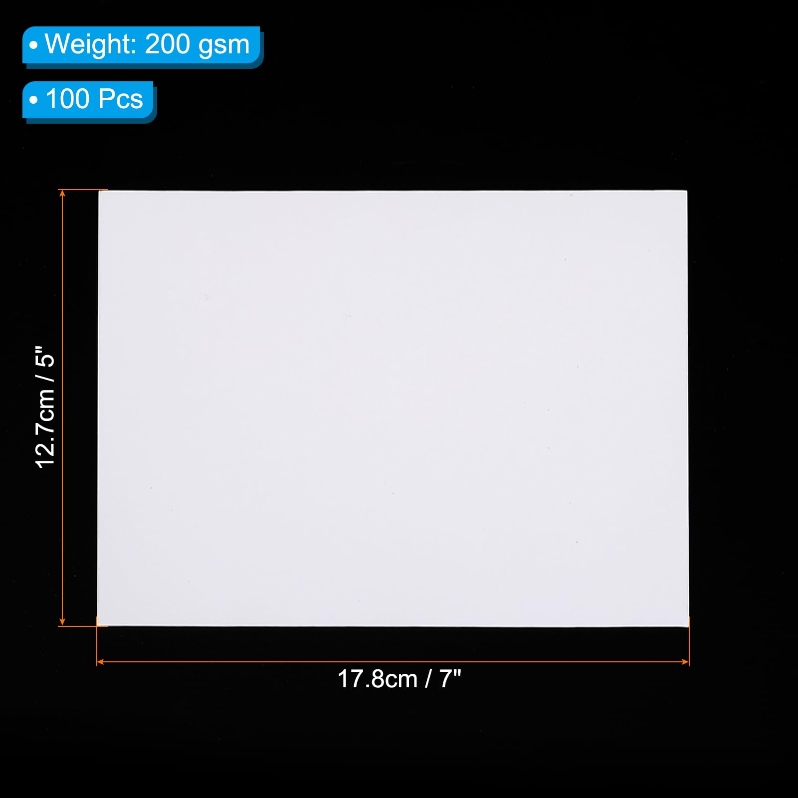 PATIKIL 5x7 Photo Paper 100 Sheets - 200GSM Glossy Printer Paper for Home & Office Photos