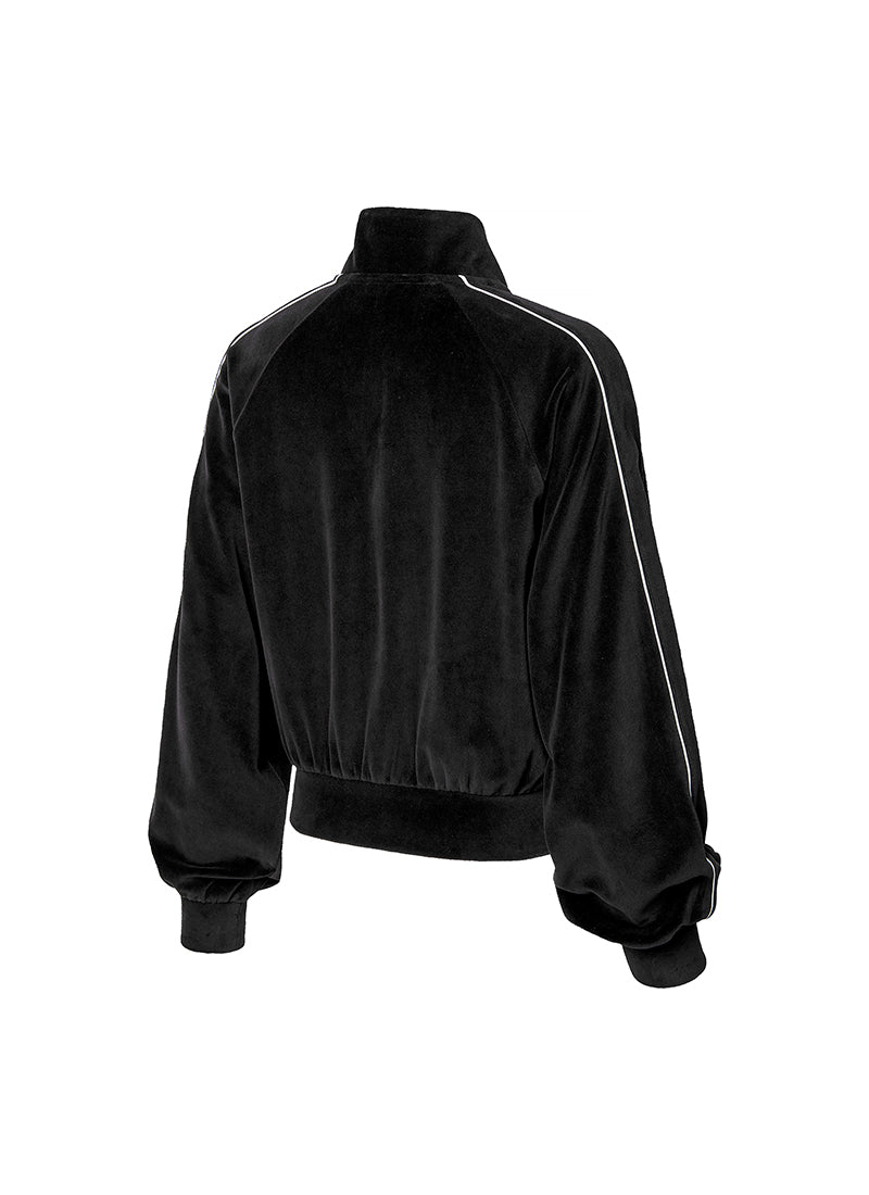 Soft Velour Track Zip Up Hoodie for Women - Cozy Lounge Wear & Casual Outfit for Home, Gym, and Running