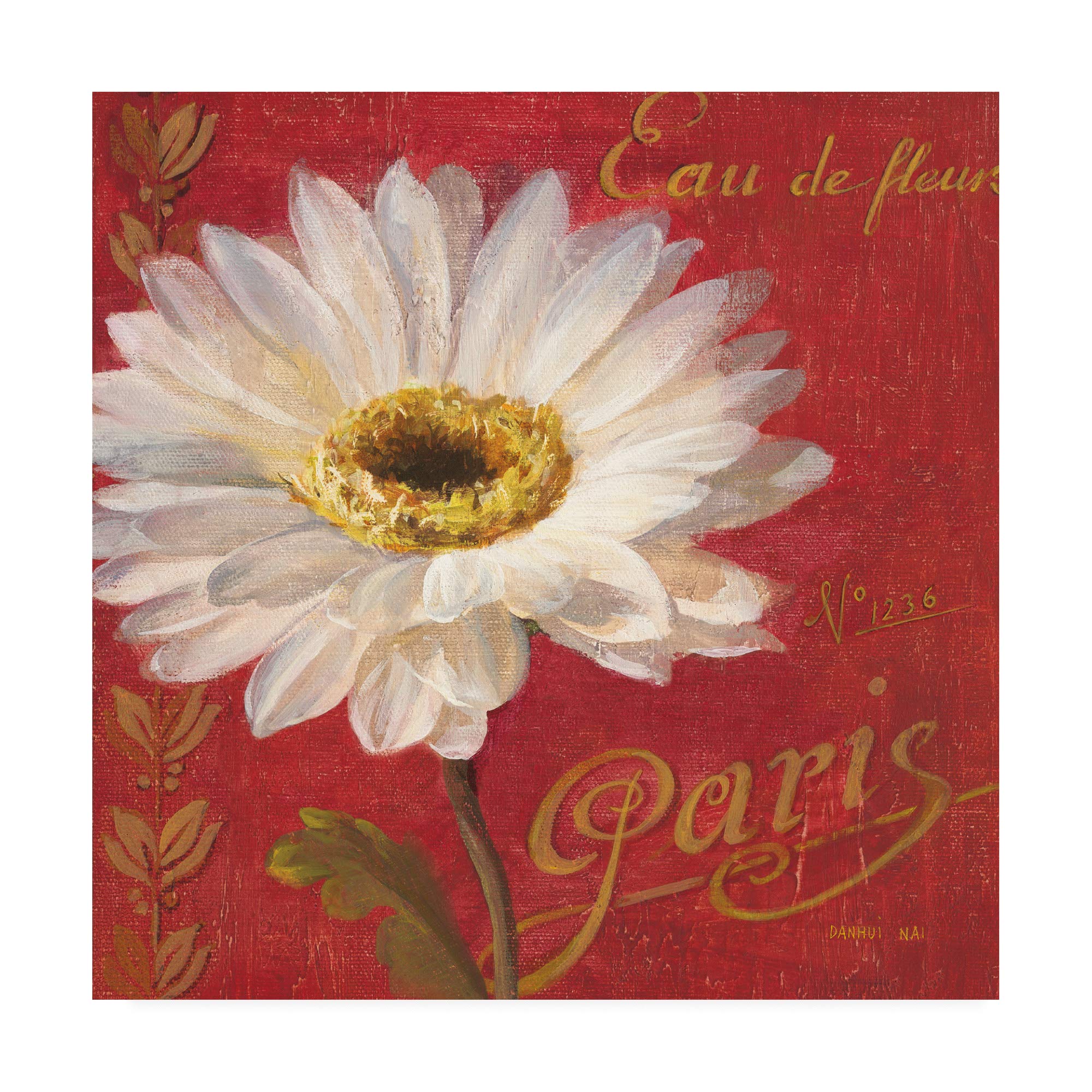 Danhui Nai Paris Blossom I Fine Art Print - 18x18 Inch Floral Wall Decor for Living Room, Bedroom & Office