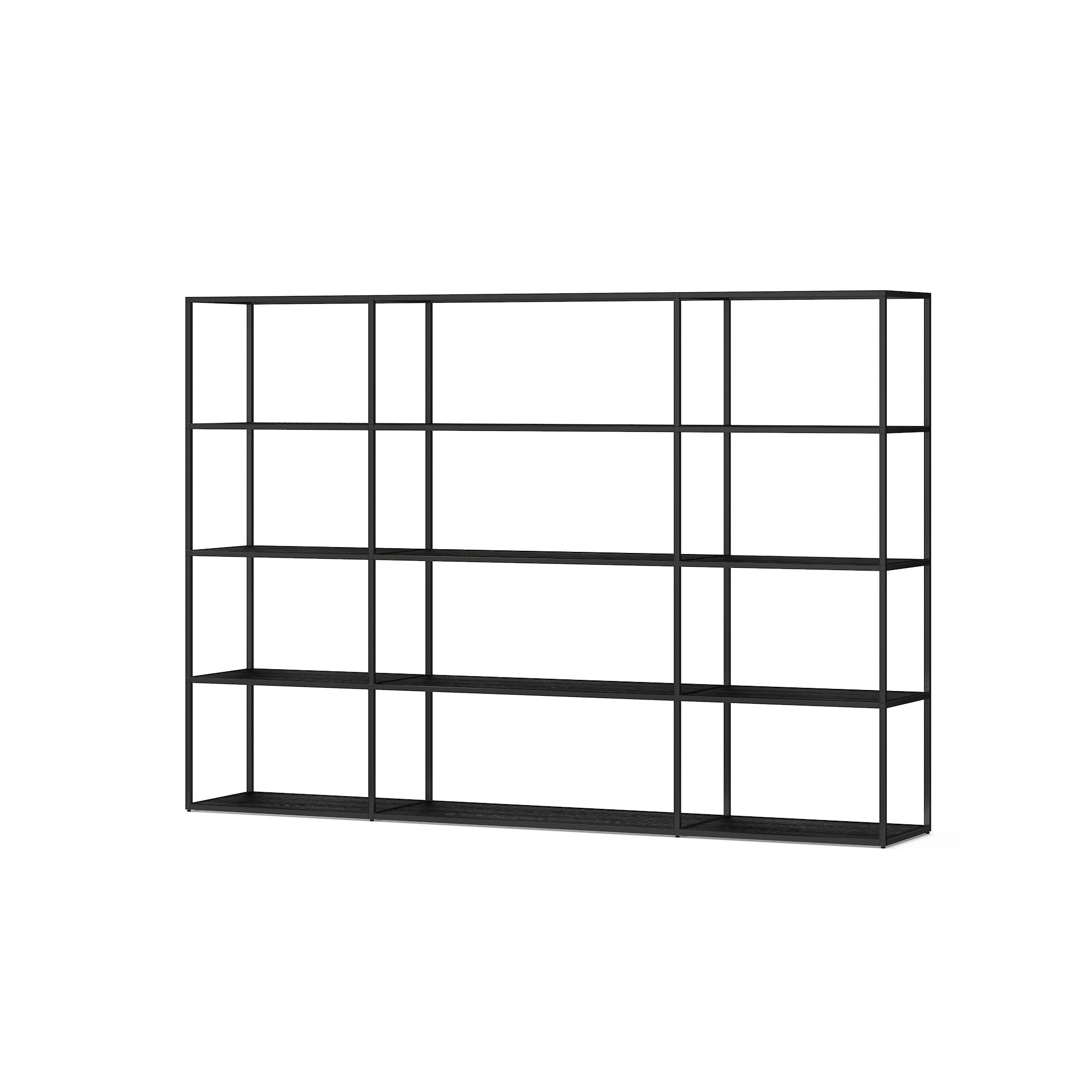 LIUM Decorative Shelving Unit Set - 3 Tier Wall Shelf & 4 Cube Organizer - Modern Floating Shelves for Living Room, Bedroom, Office Storage & Display - Easy to Install Space Saving Home Decor