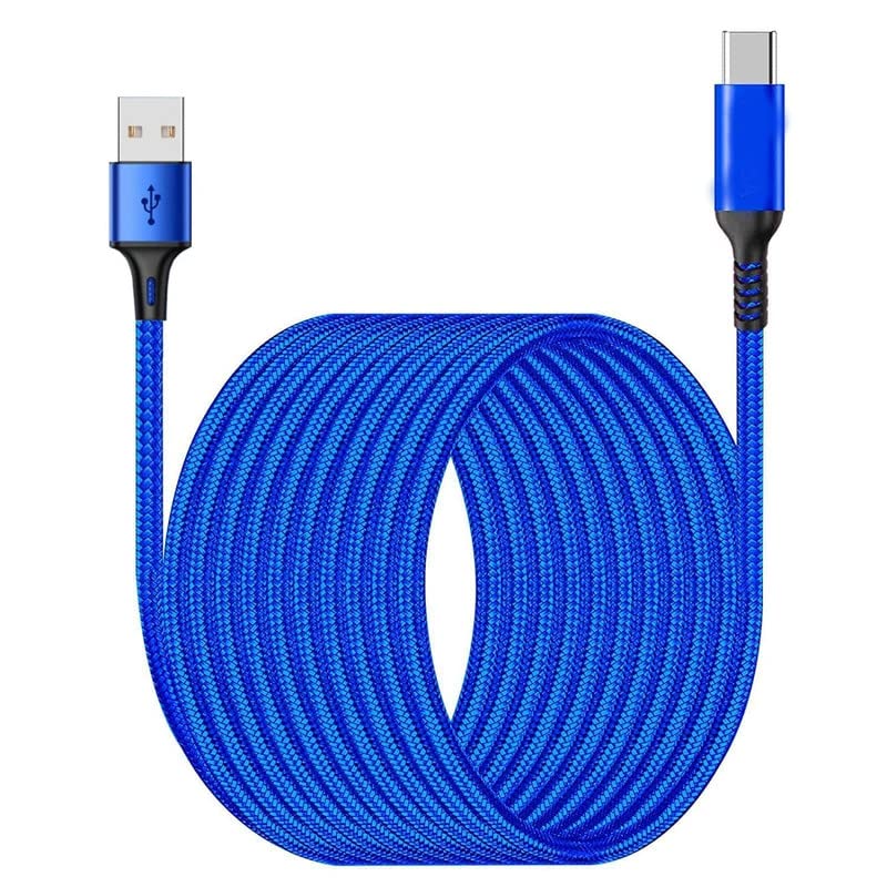 DHERIGTECH USB Charger Cable for Roberts Play FM Portable Radio - Fast Charging Sync Cord for Home, Office & Travel Use