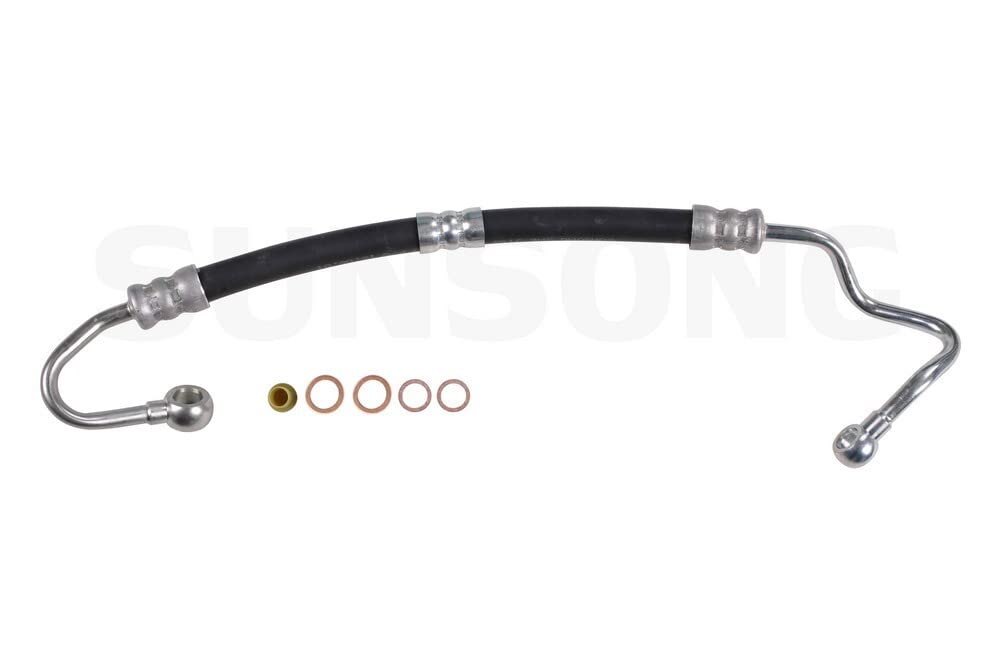 Sunsong 3402546 Power Steering Pressure Line Hose Assembly - High-Performance Replacement for Smooth Steering | Ideal for Ford, Chevy, Dodge & More