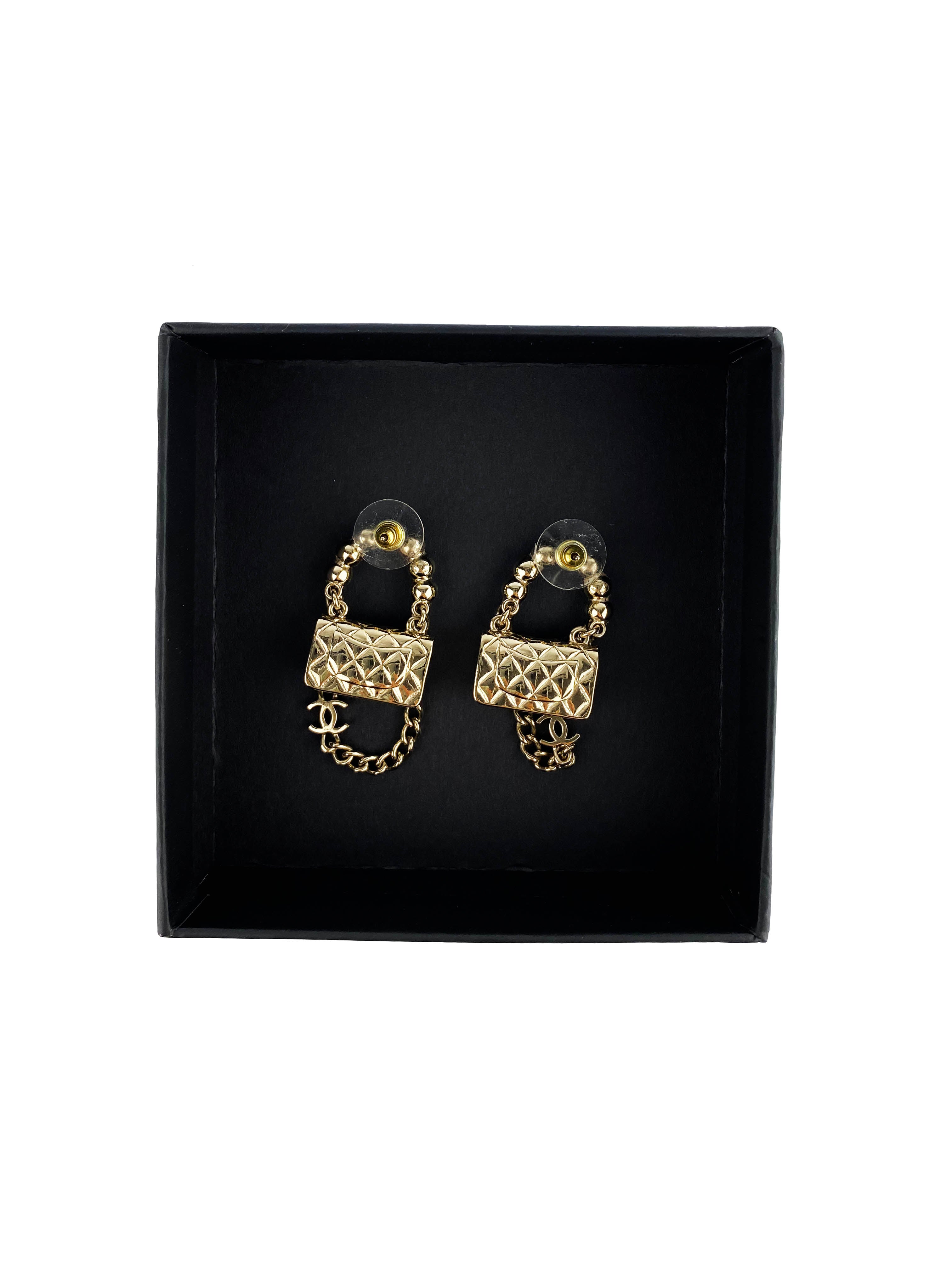 Chanel Mini Faux Pearl Drop Earrings - Elegant Dangle Earrings for Women, Perfect for Parties, Weddings & Special Occasions