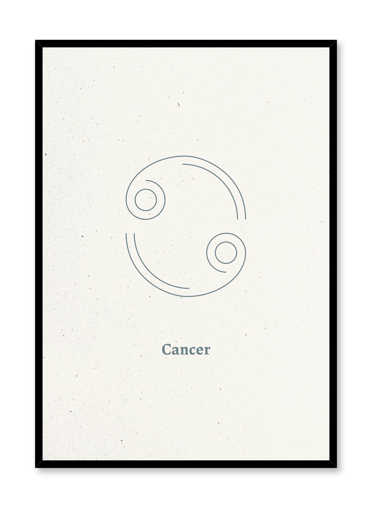 Minimalist Cancer Awareness Poster - Motivational & Inspirational Wall Art for Home, Office, or Hospital Decor