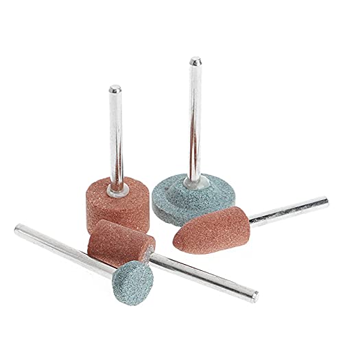 5Pcs 3mm Shank Wheel Head Grinding Polishing Kit for Electric Grinder Power Tool - Perfect for Metal, Wood & DIY Projects (G32C)