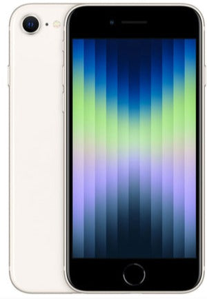 Apple iPhone SE 5G 64GB Unlocked (3rd Gen) - Starlight - Refurbished Smartphone for Work, Travel & Everyday Use
