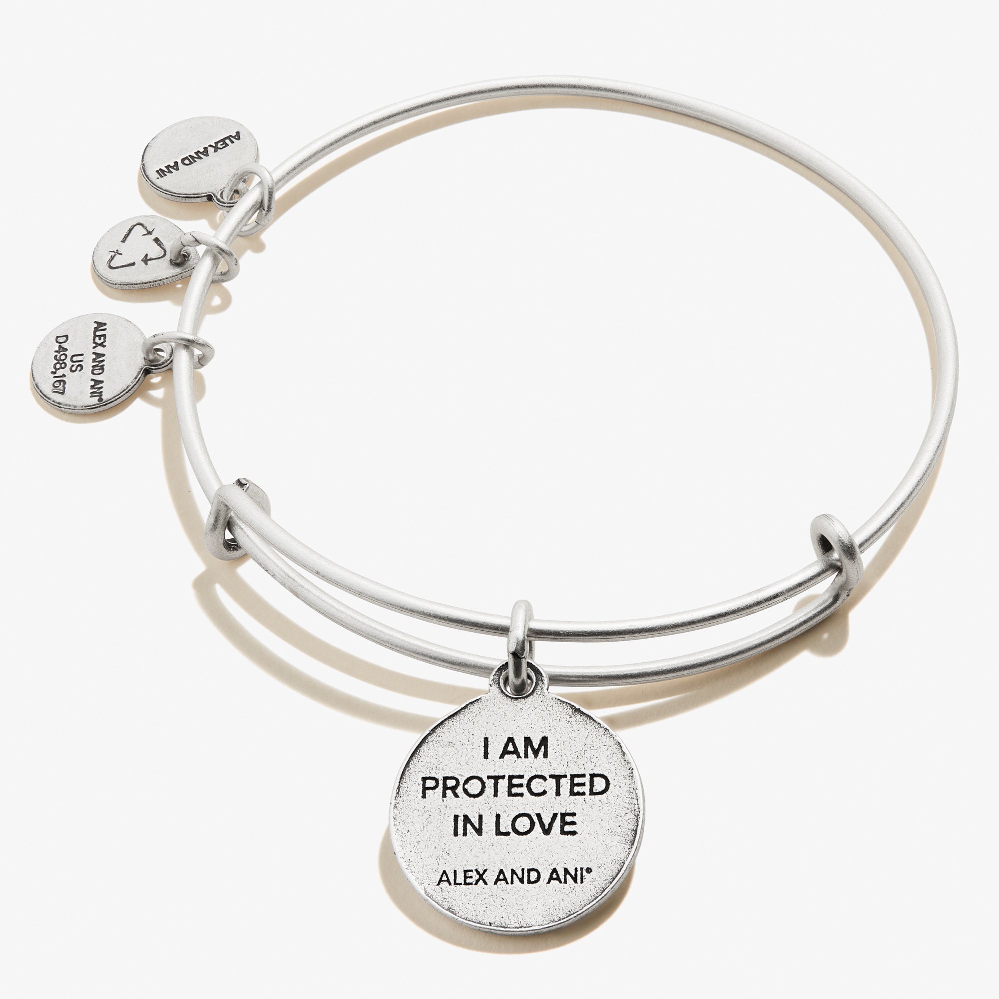 Hamsa Embossed Charm Bangle Bracelet - Hand of Fatima Jewelry for Women - Boho Ethnic Style Adjustable Bangle - Perfect for Yoga, Meditation & Spiritual Protection