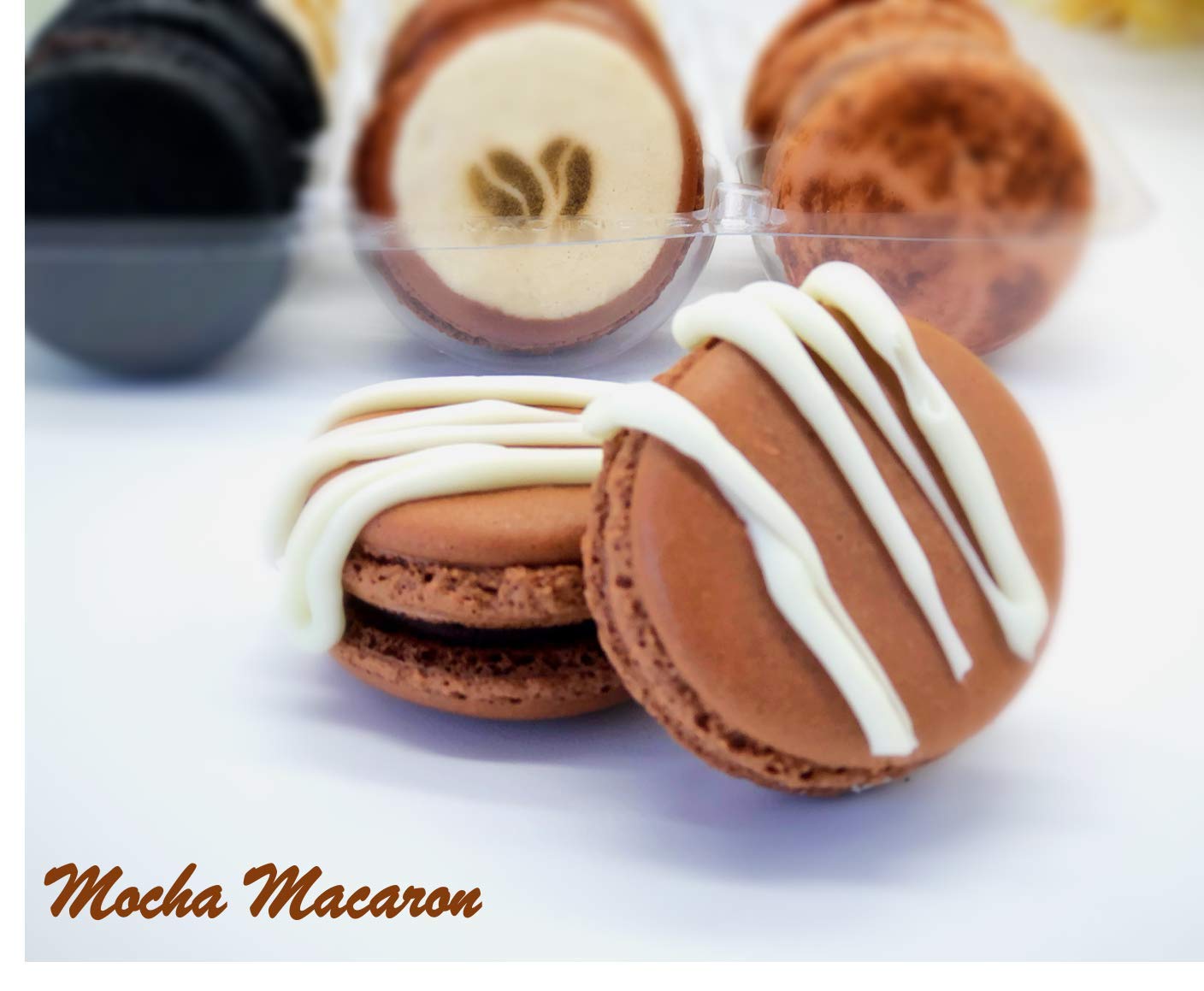 Gluten Free Macaron Collection (24 Pack) - Delicious French Cookies for Coffee Lovers | Perfect for Afternoon Tea, Gifts & Dessert Parties