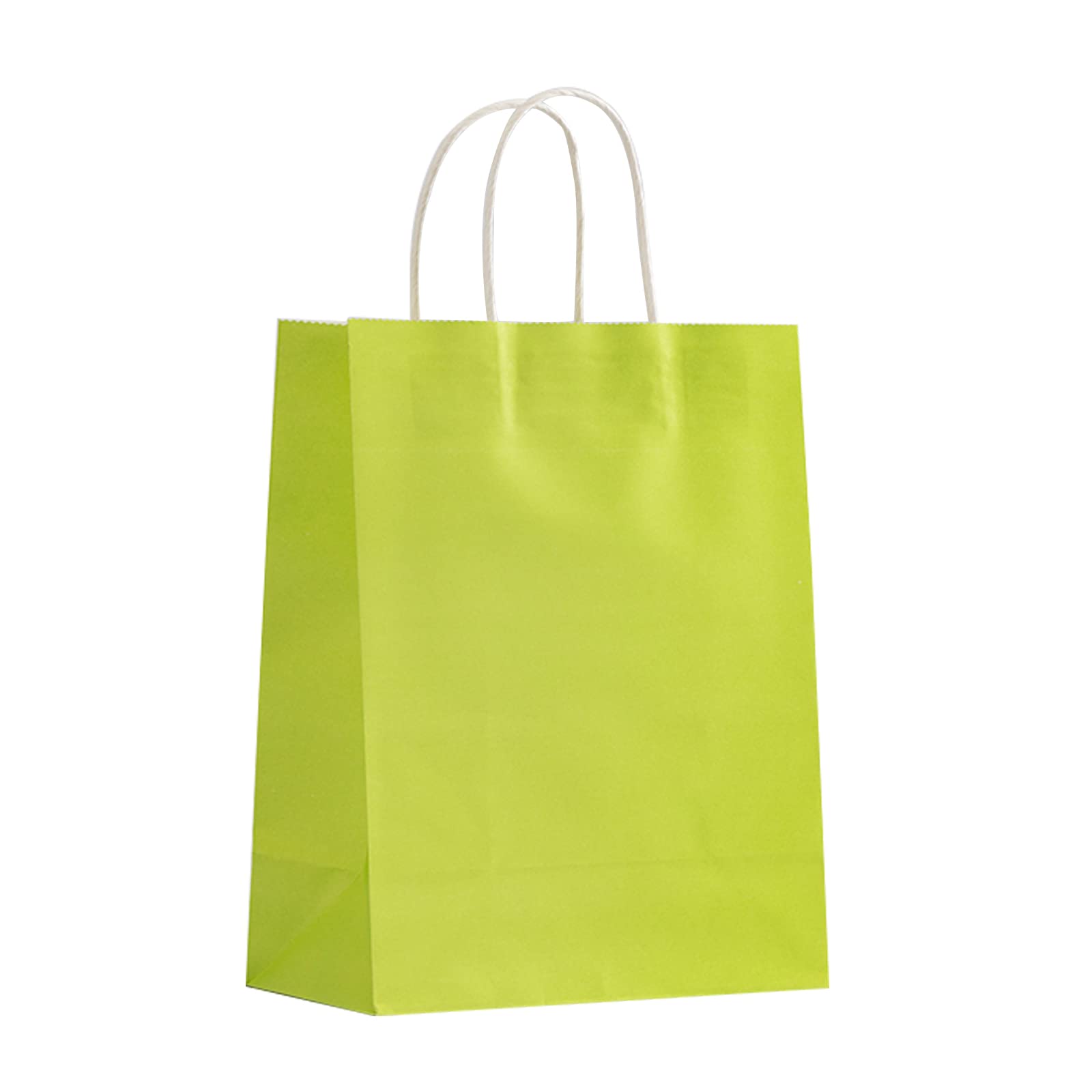 Eco-Friendly Kraft Paper Gift Bags with Handles - 50 Pack (9-10x5x13 Inches) for Christmas, Graduation, Baby Shower, Thanksgiving, Halloween, Easter, Mother's Day, Birthday & Wedding - Perfect for Holiday Gifts, Party Favors & Retail Packaging
